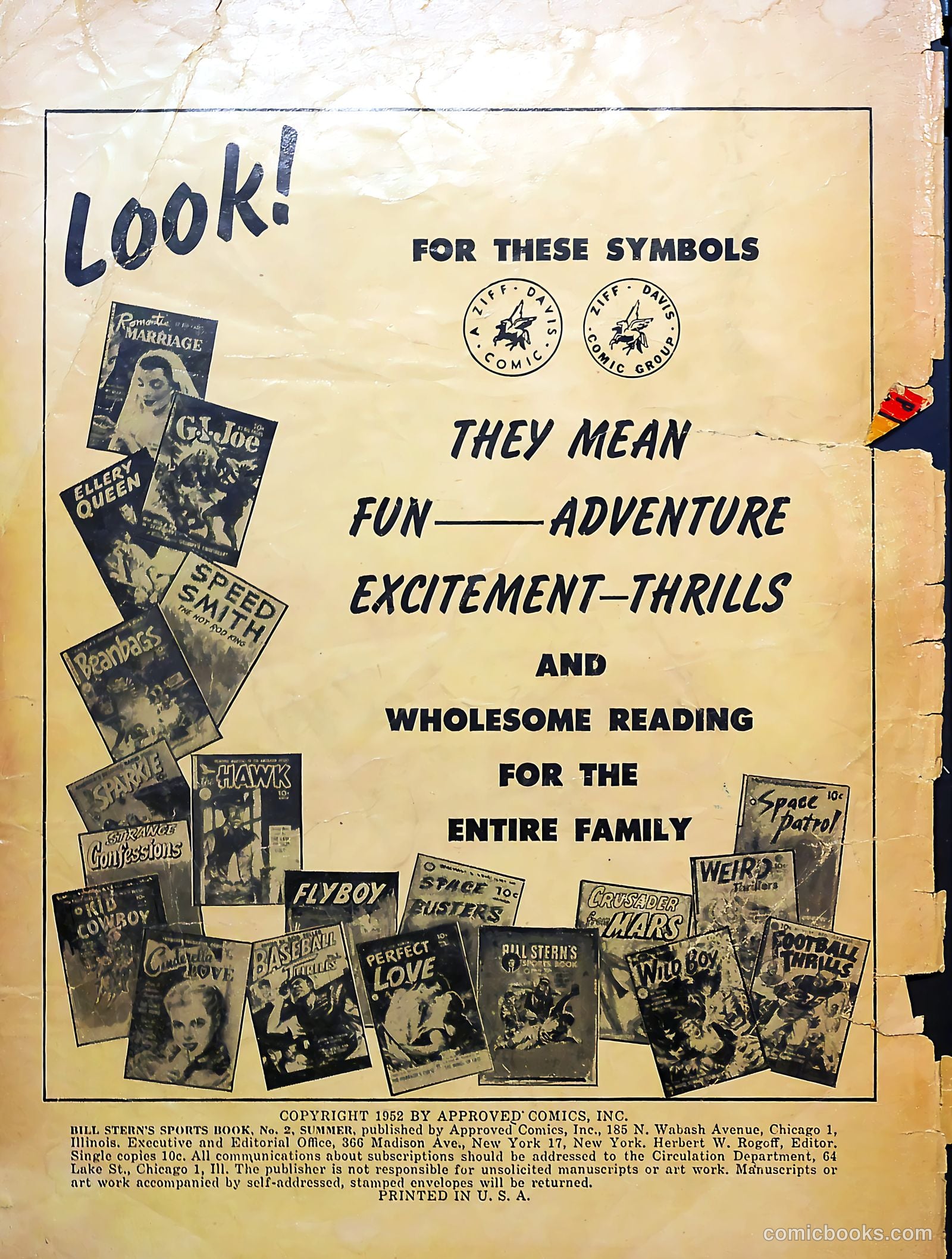 Bill Stern's Sports Book #2 — page 2 of 36