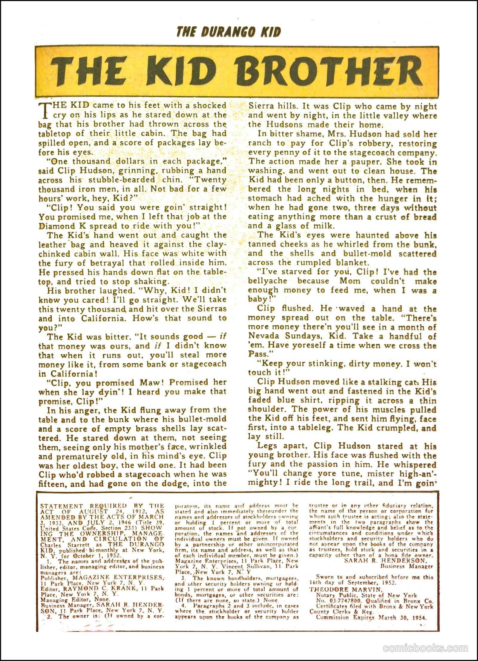 Durango Kid #21 — page 25 of 36