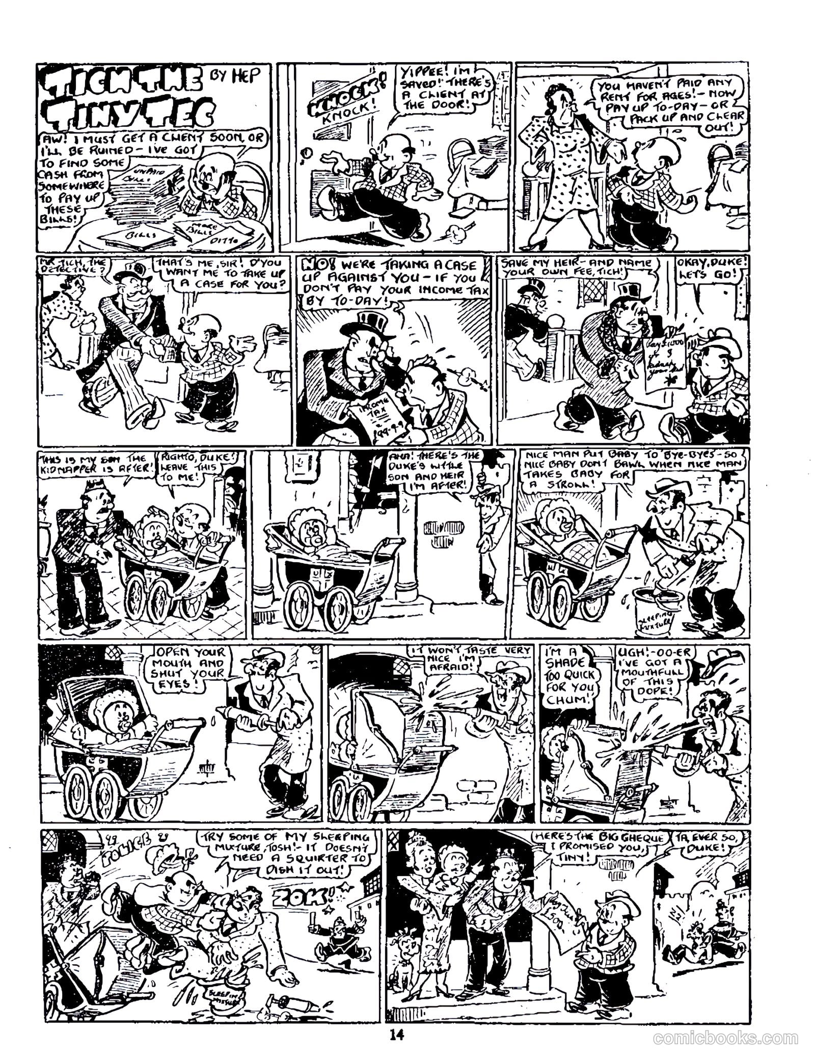Cute Fun Album 1953 strips only #1 — page 6 of 38