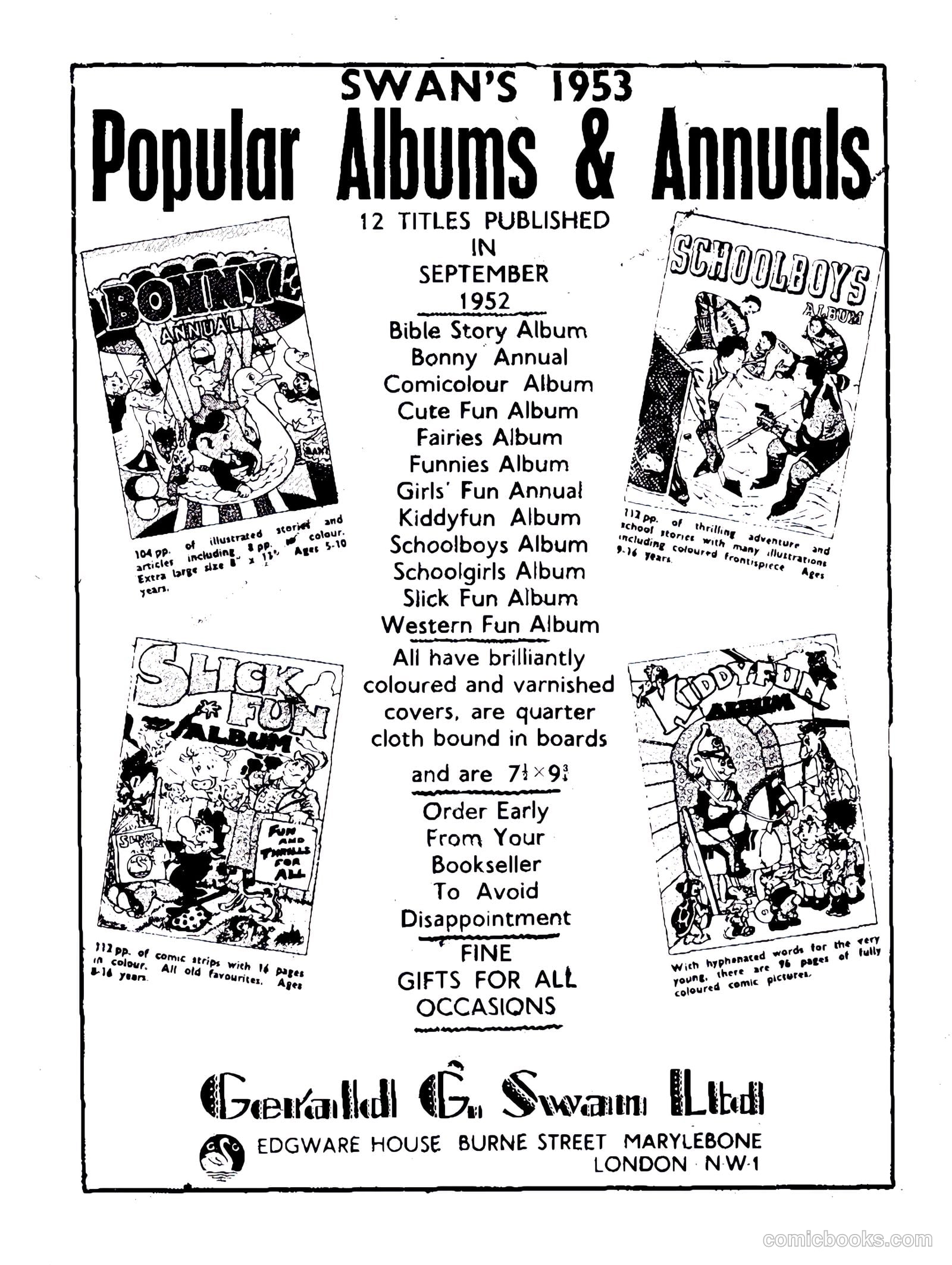 Cute Fun Album 1953 strips only #1 — page 38 of 38