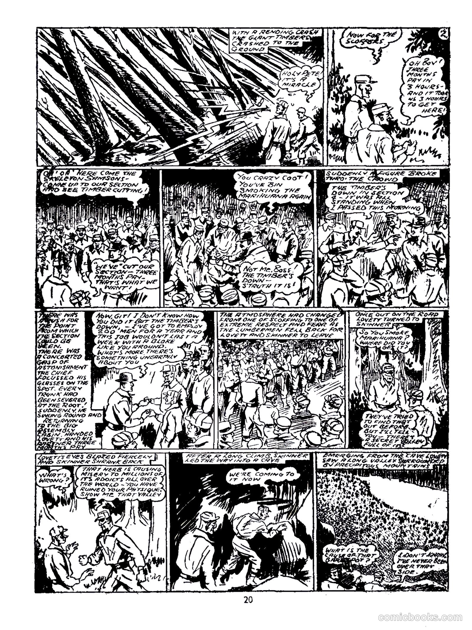 Cute Fun album 1955 strips only #1 — page 7 of 46