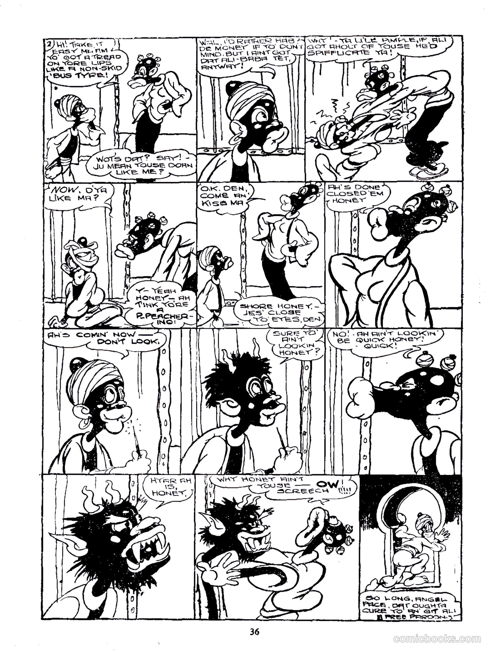 Cute Fun album 1955 strips only #1 — page 16 of 46