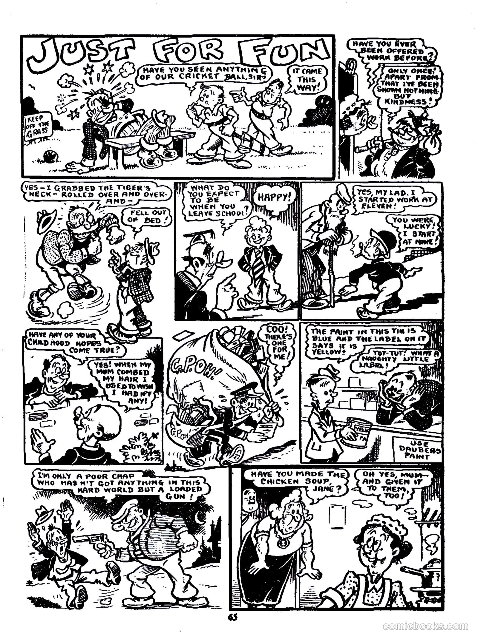 Cute Fun album 1955 strips only #1 — page 28 of 46