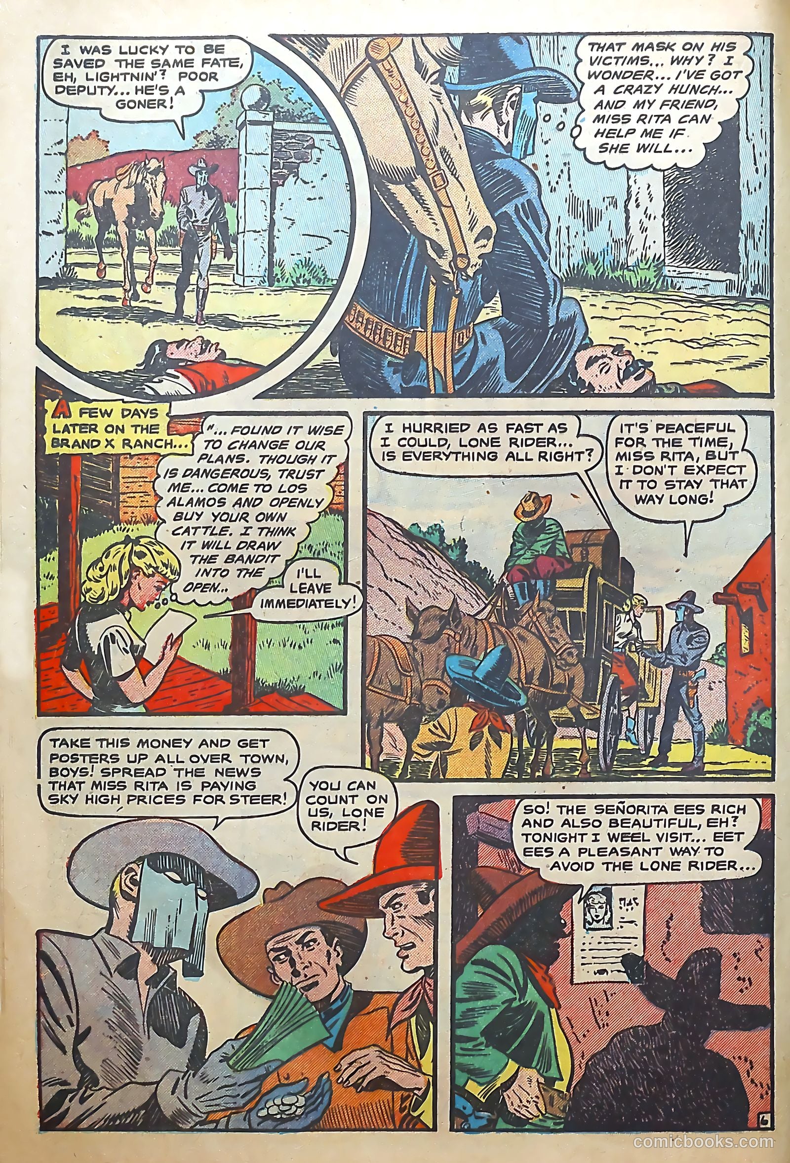 The Lone Rider #6 — page 8 of 36
