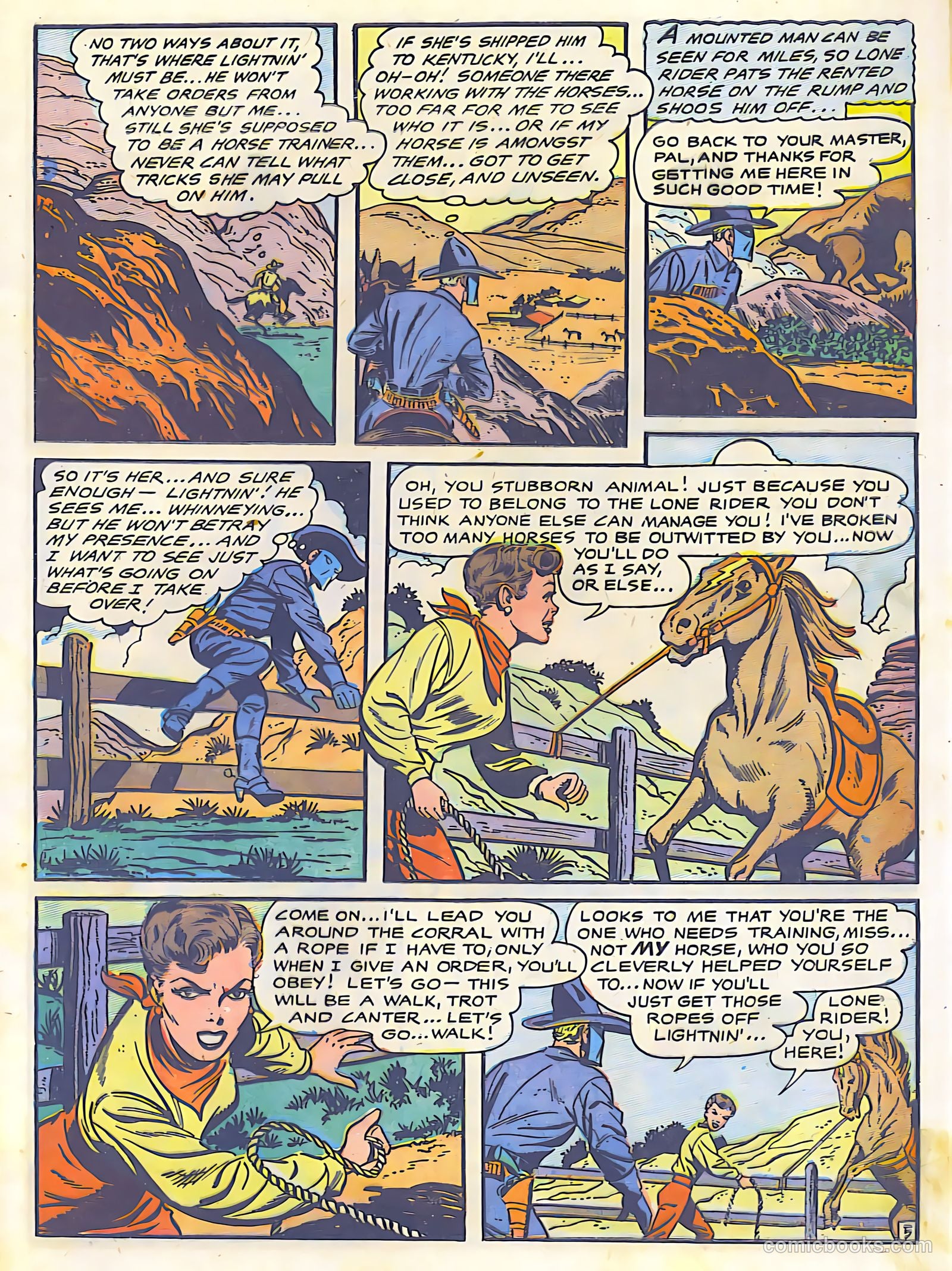The Lone Rider #26 — page 7 of 36
