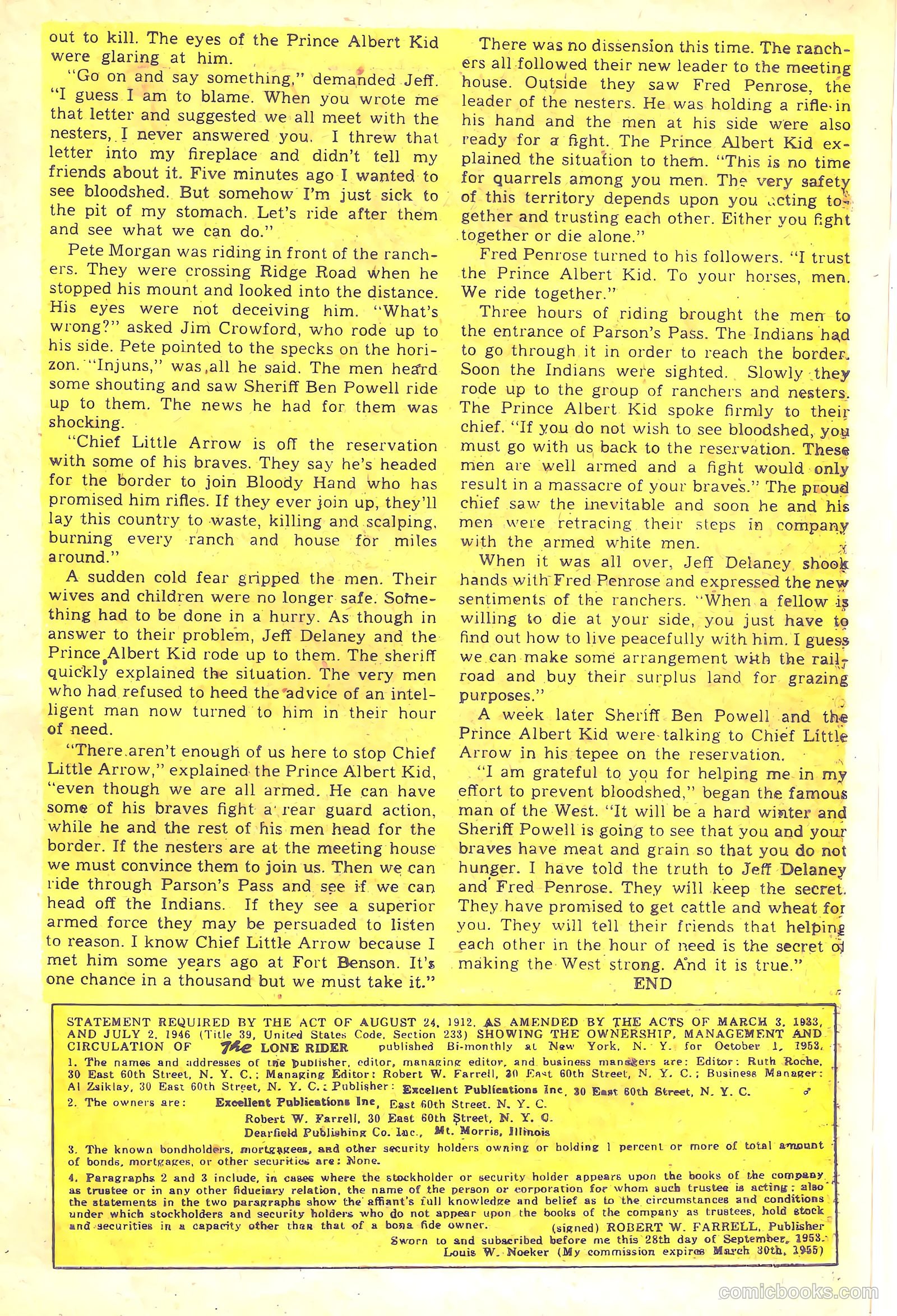 The Lone Rider #26 — page 22 of 36