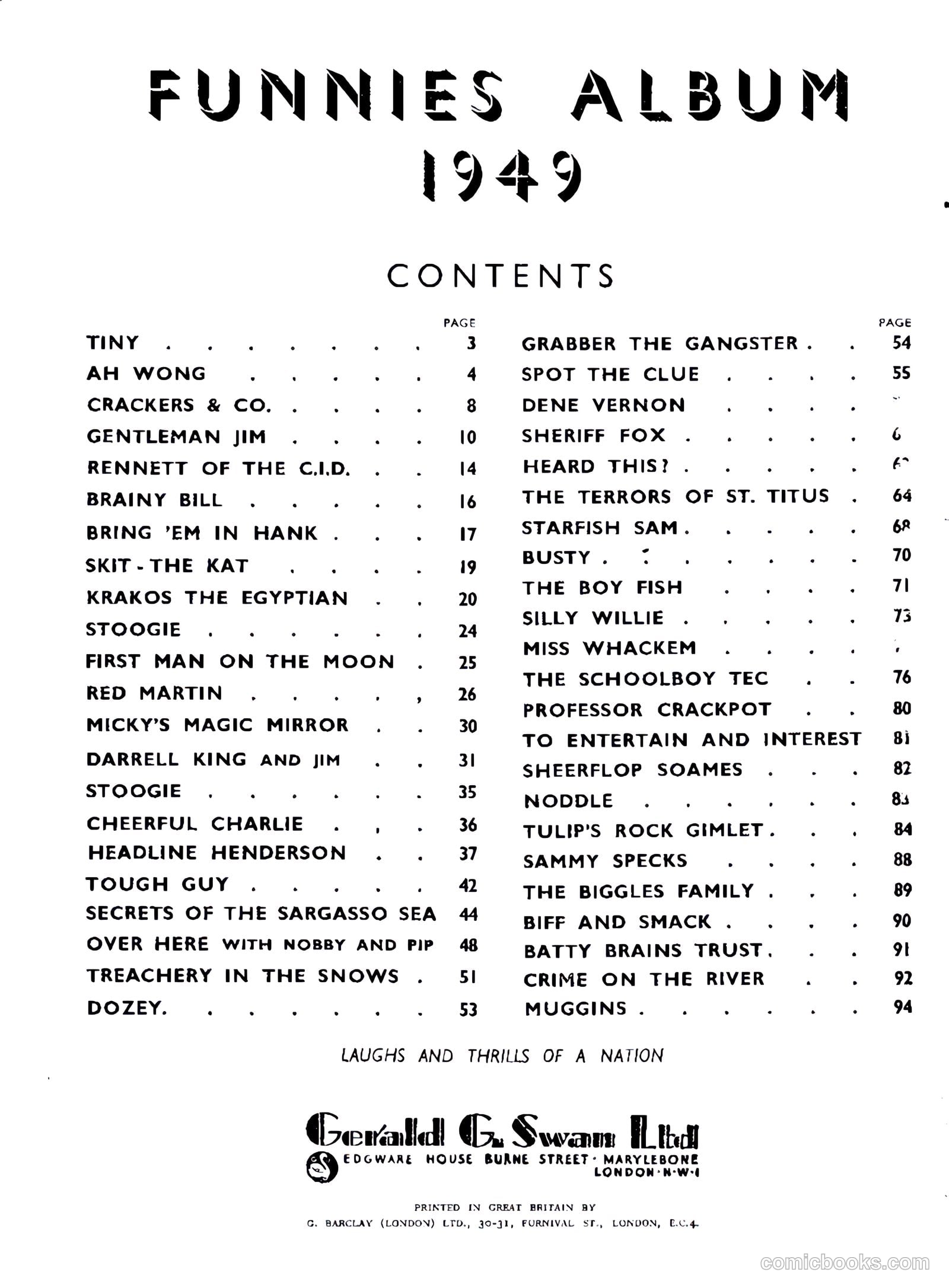 Funnies Album 1949 Part #1 — page 2 of 47
