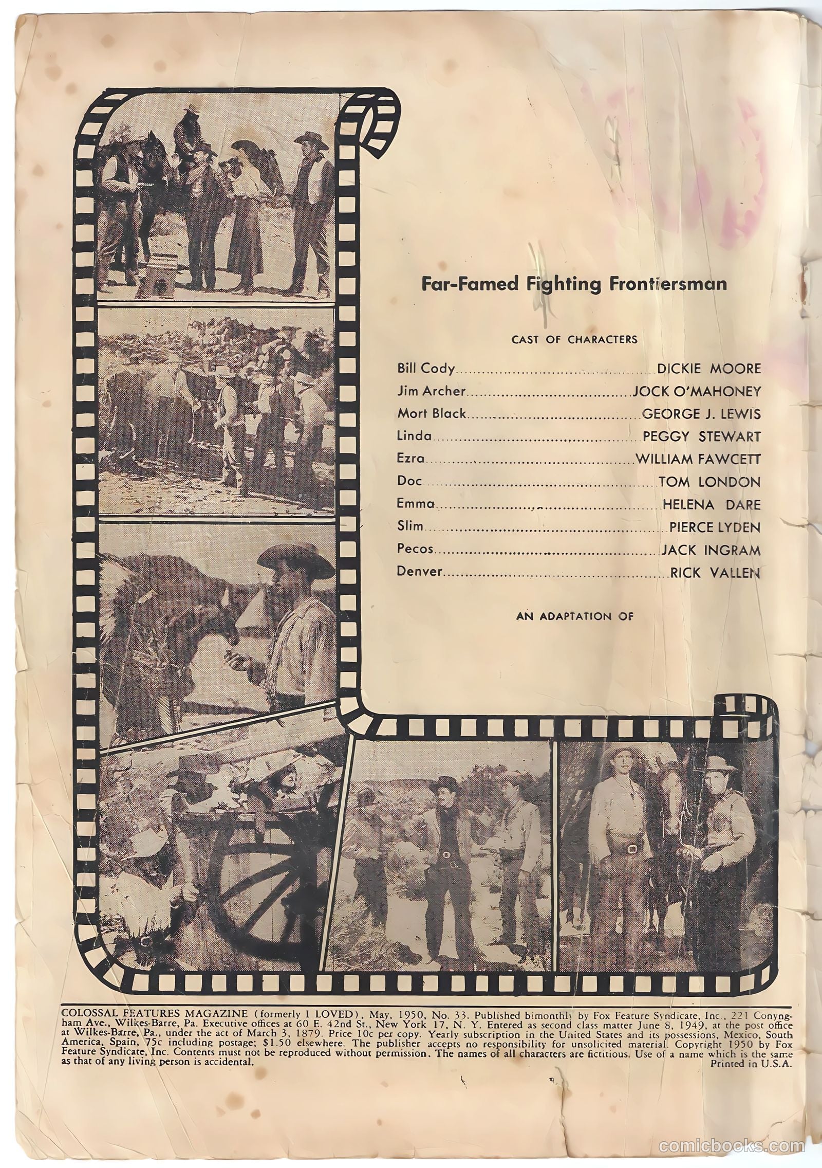 Colossal Features Magazine #1 — page 2 of 36