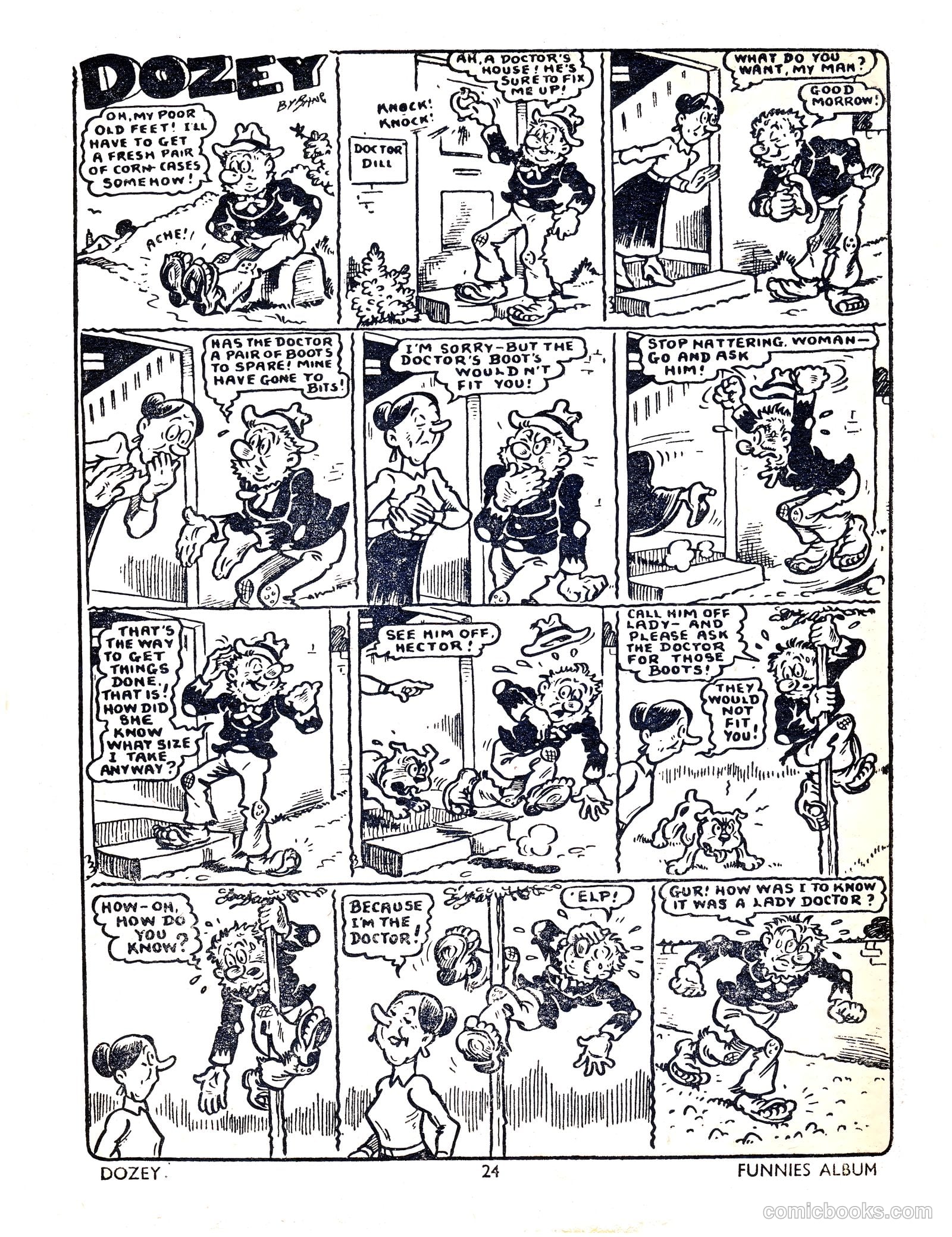Funnies Album #1954 — page 22 of 109