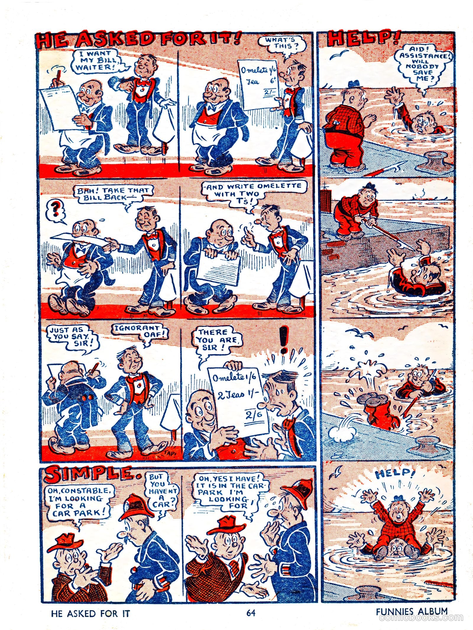 Funnies Album #1954 — page 62 of 109
