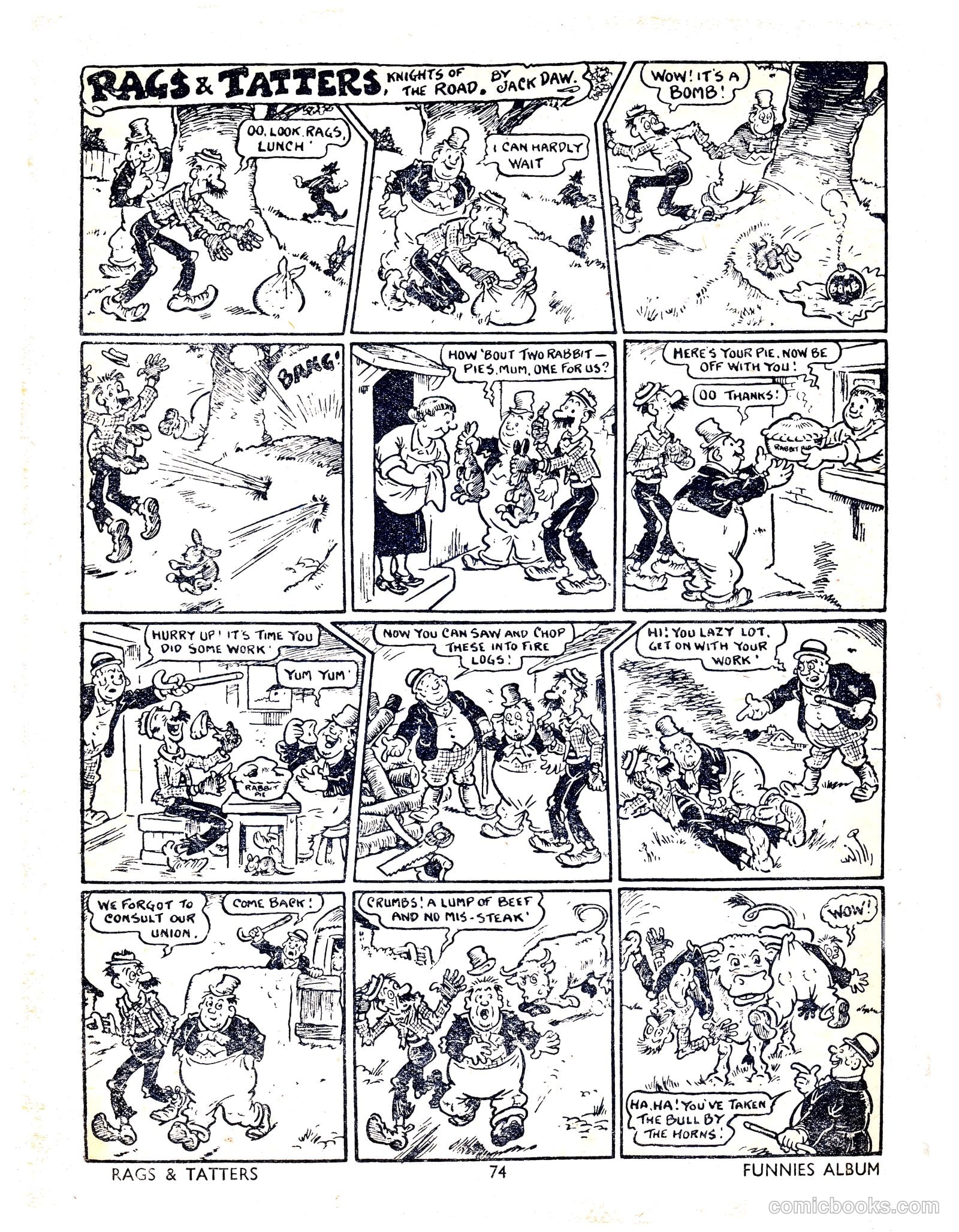 Funnies Album #1954 — page 72 of 109