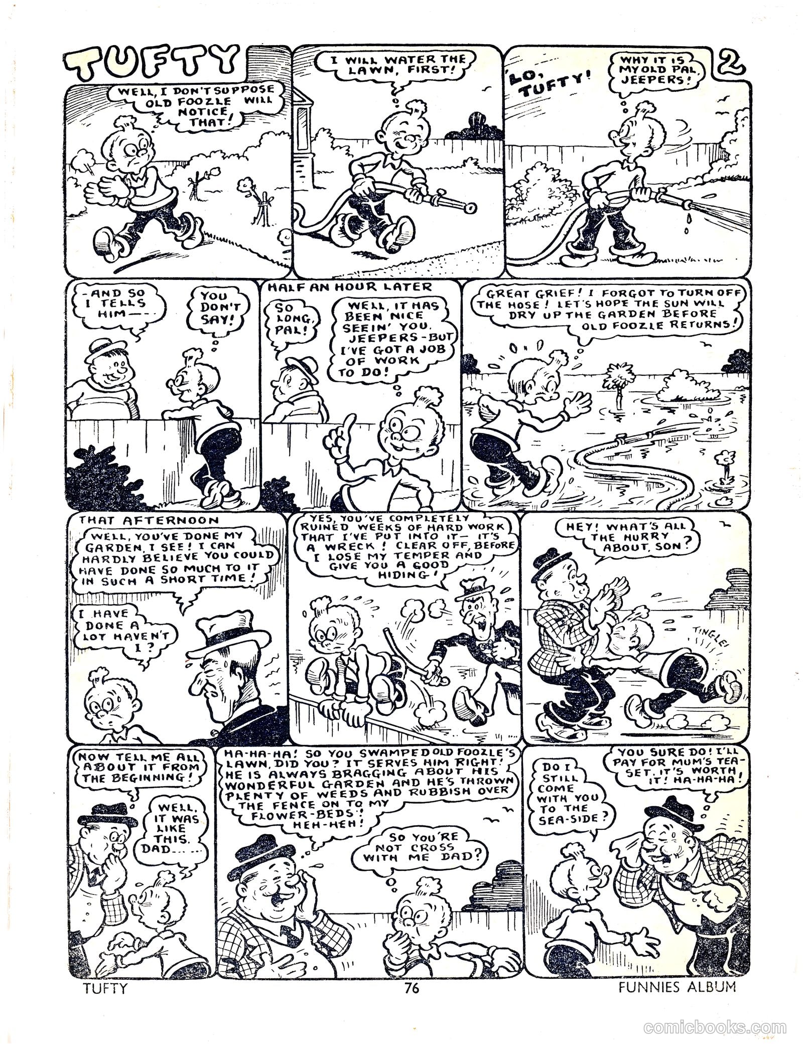 Funnies Album #1954 — page 74 of 109