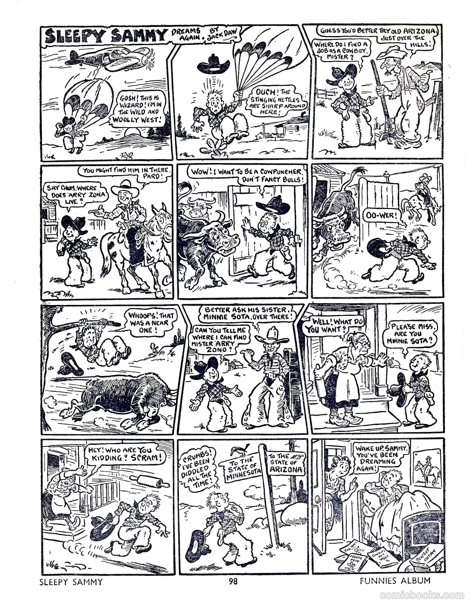 Funnies Album #1954 — page 96 of 109