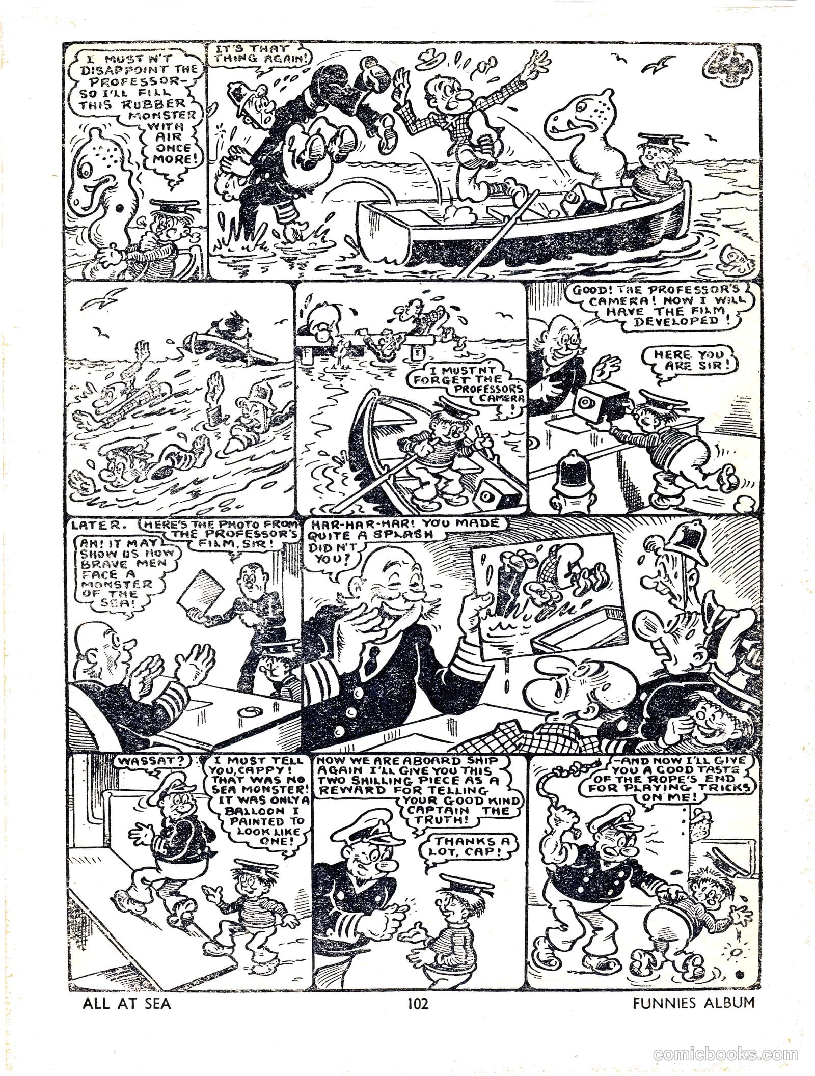 Funnies Album #1954 — page 101 of 109