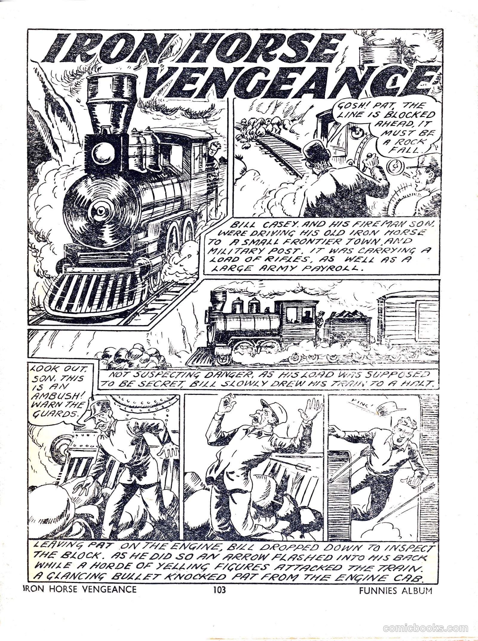 Funnies Album #1954 — page 102 of 109