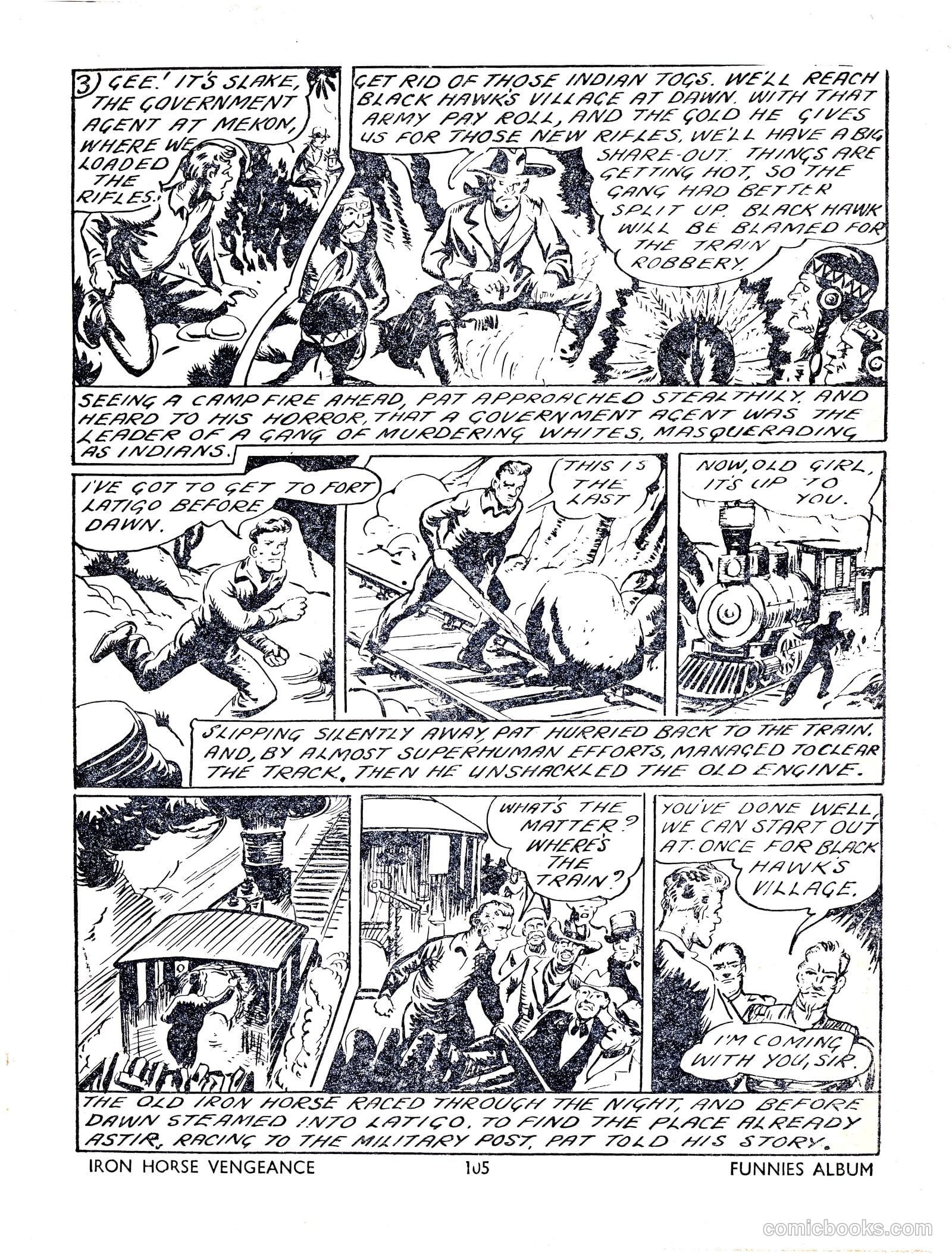 Funnies Album #1954 — page 104 of 109