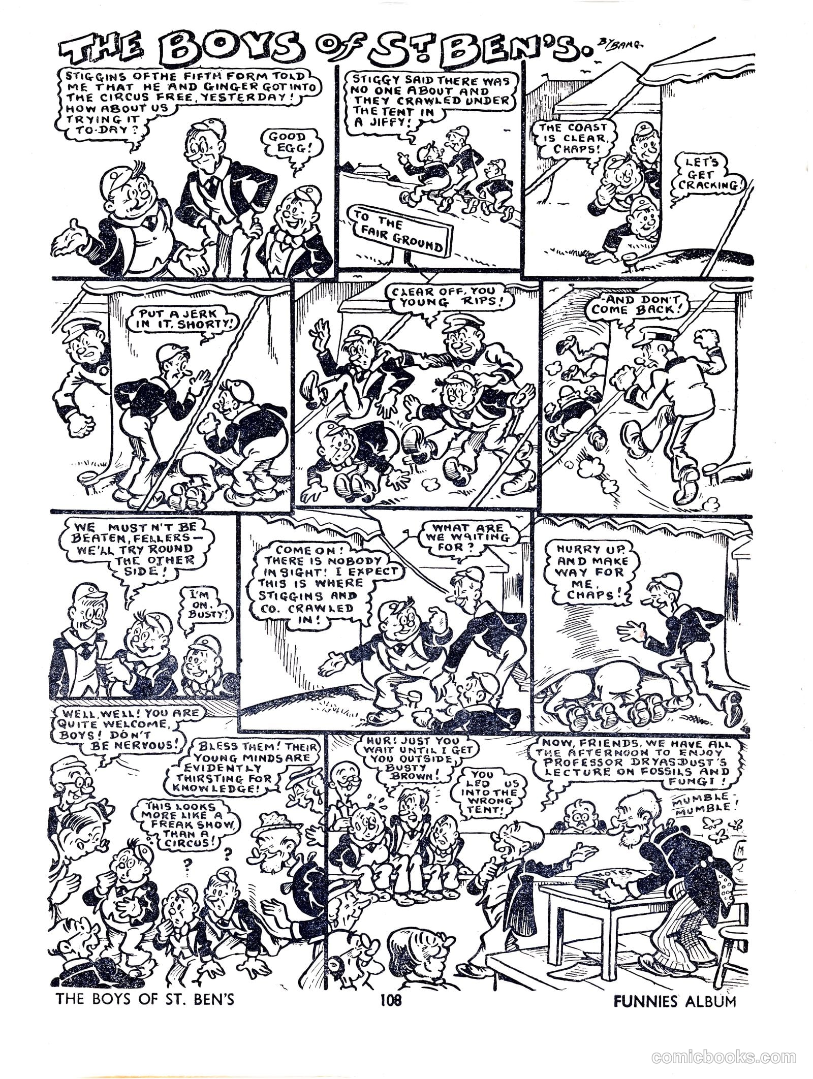 Funnies Album #1954 — page 107 of 109