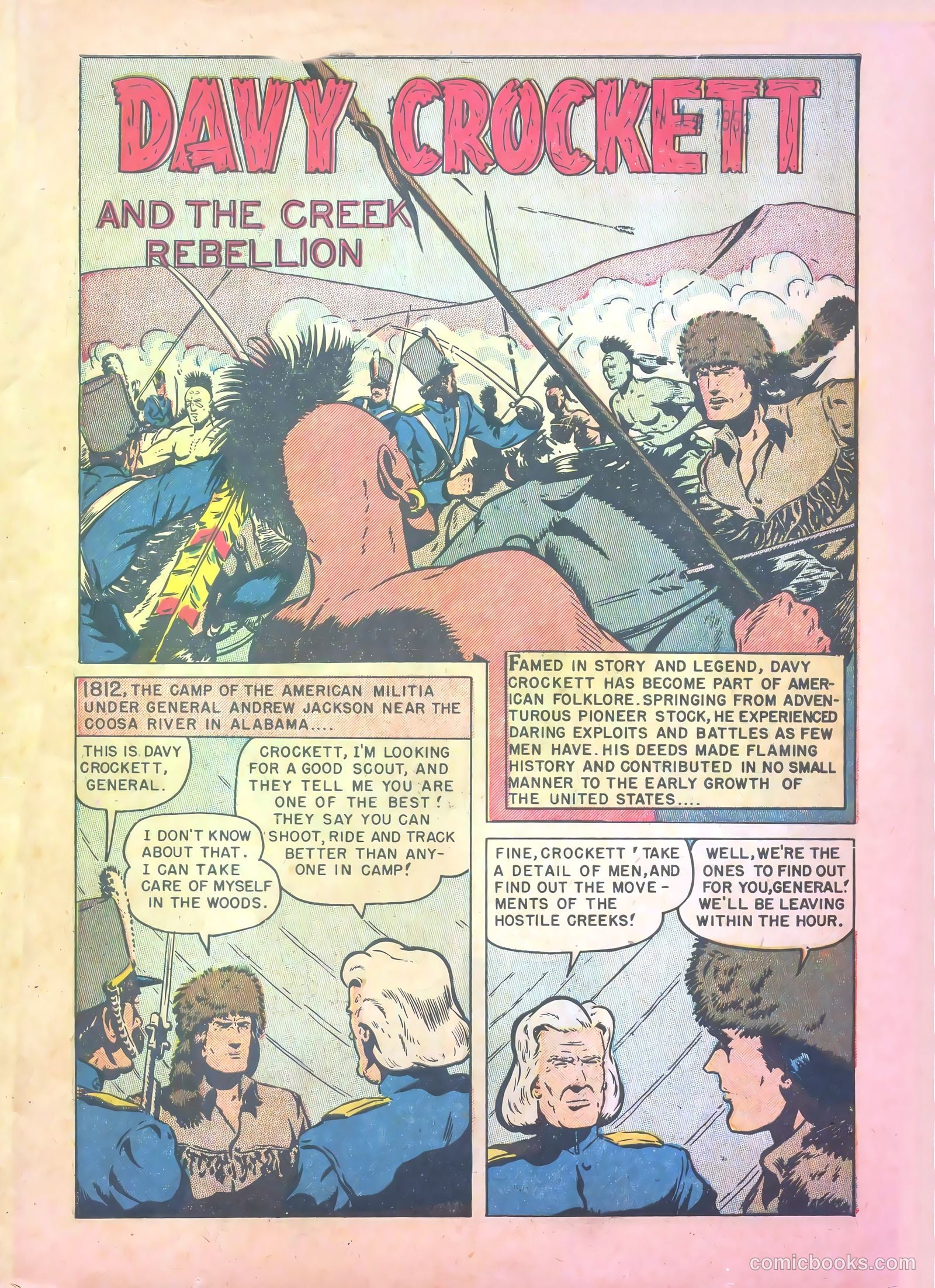 Davy Crockett #nn — page 3 of 36