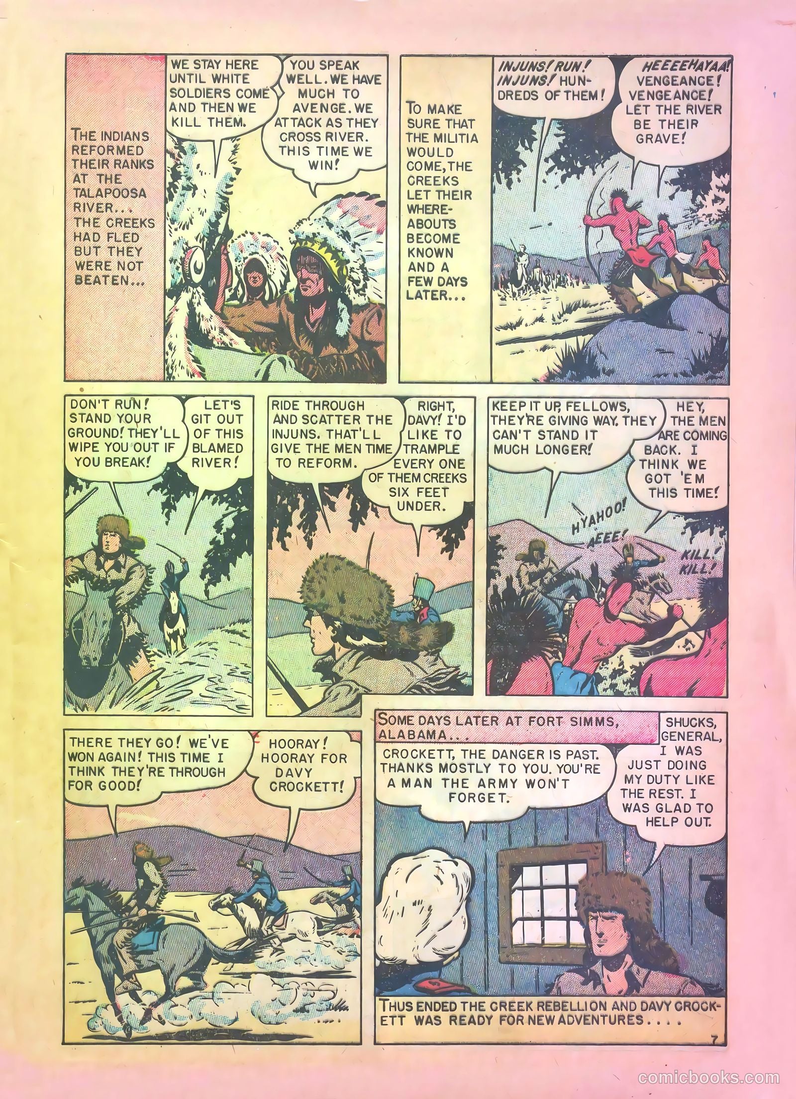 Davy Crockett #nn — page 9 of 36