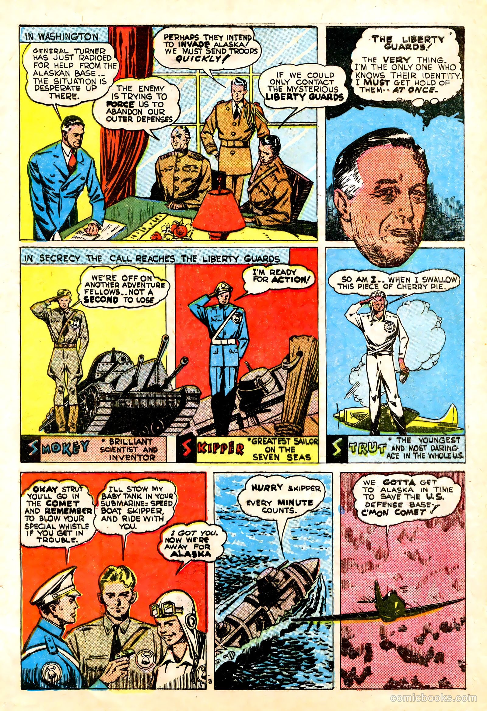 Liberty Guards Comics #nn — page 55 of 68