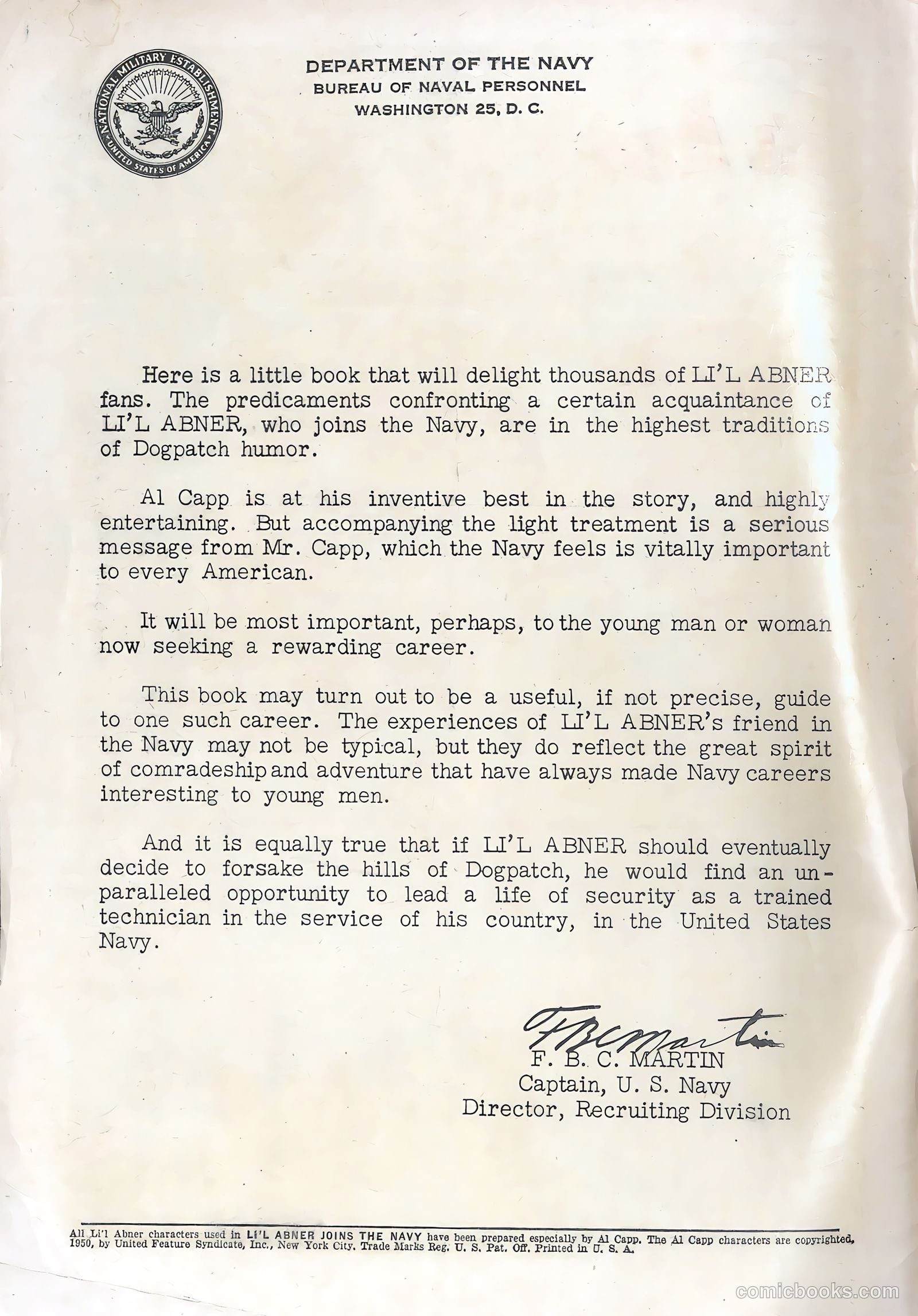 Li'l Abner Joins the Navy #nn — page 2 of 36