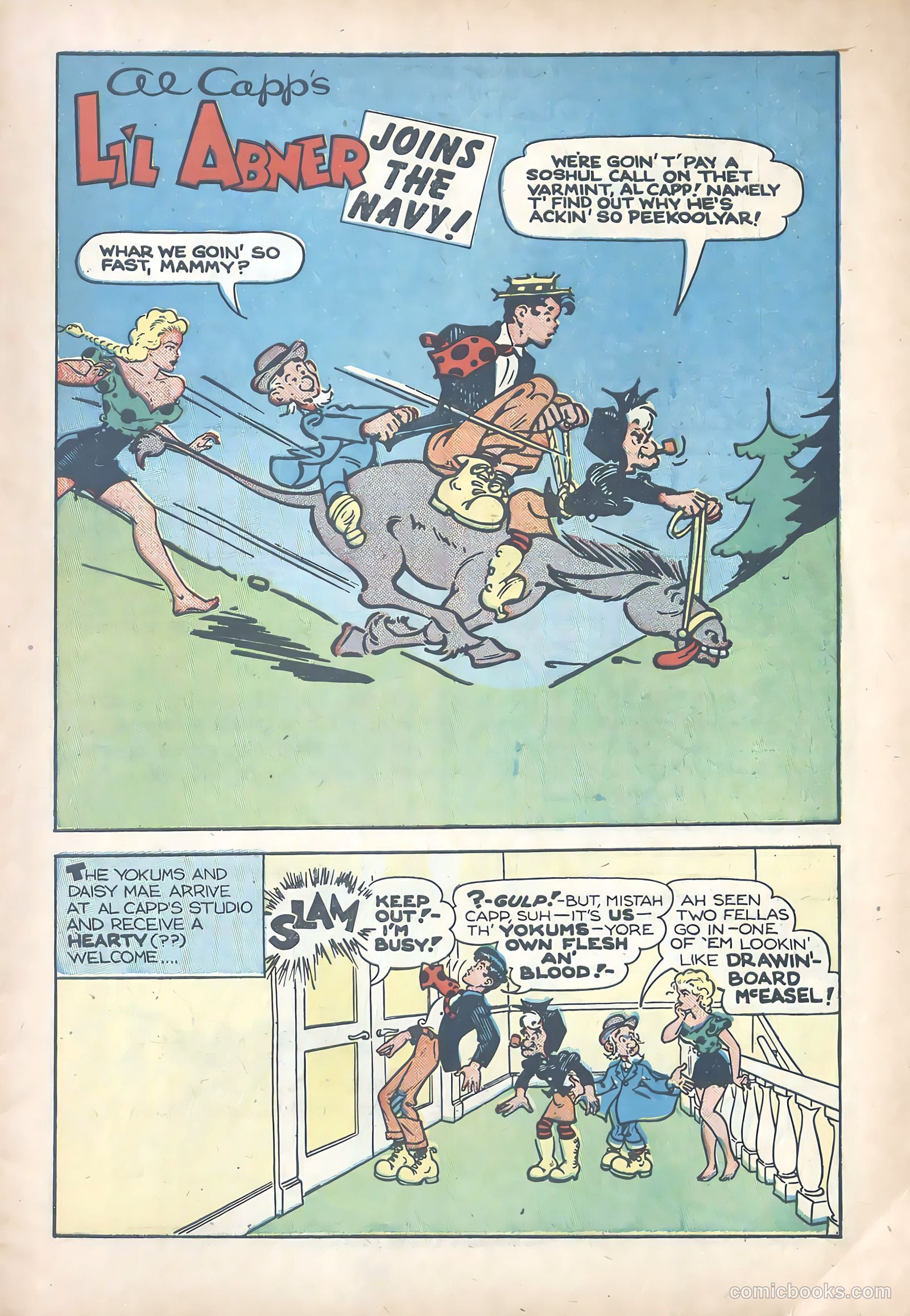Li'l Abner Joins the Navy #nn — page 3 of 36