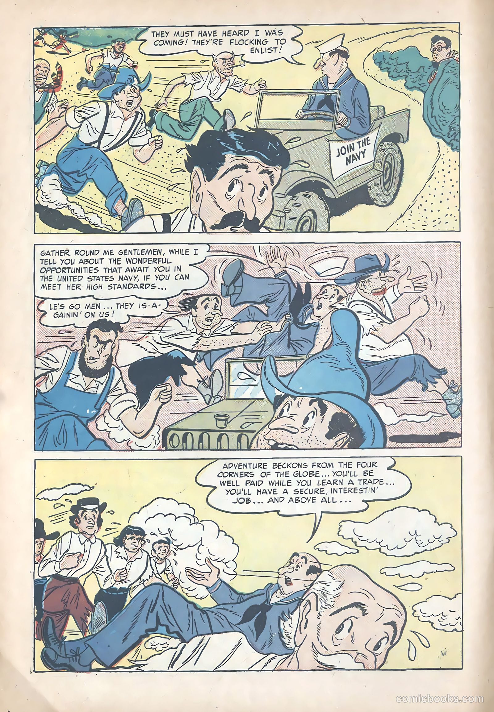 Li'l Abner Joins the Navy #nn — page 10 of 36
