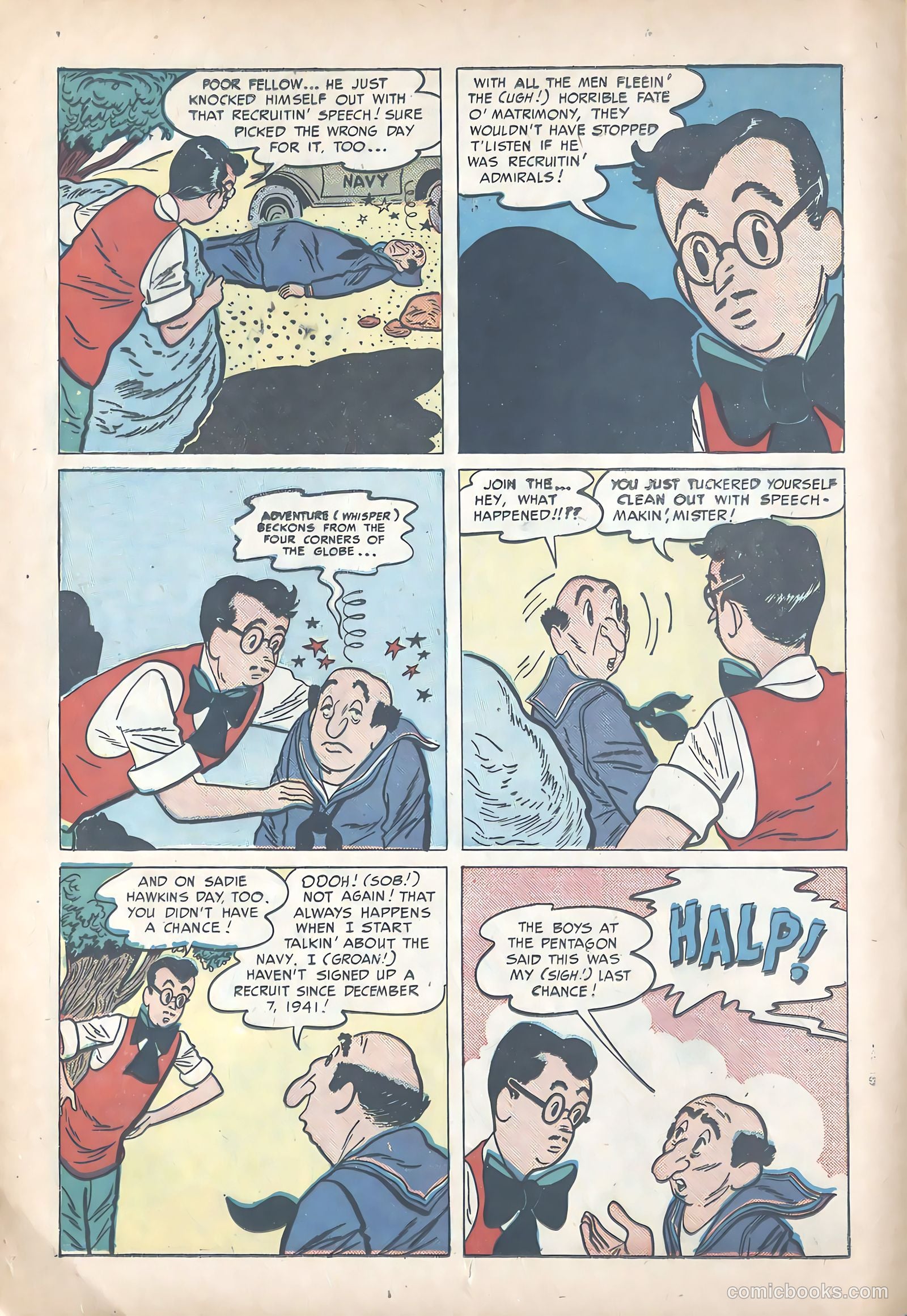 Li'l Abner Joins the Navy #nn — page 12 of 36