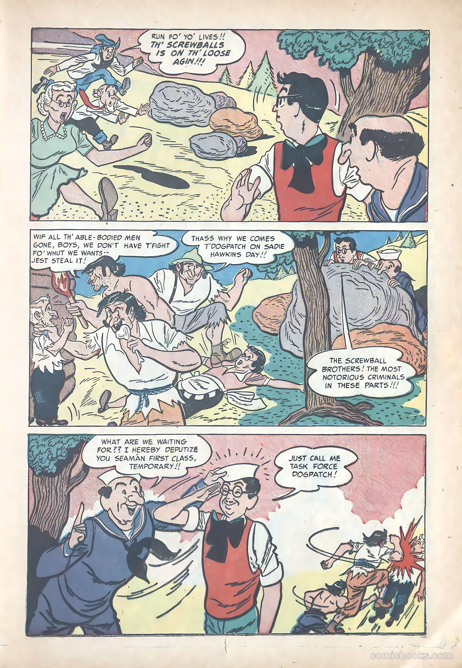 Li'l Abner Joins the Navy #nn — page 13 of 36