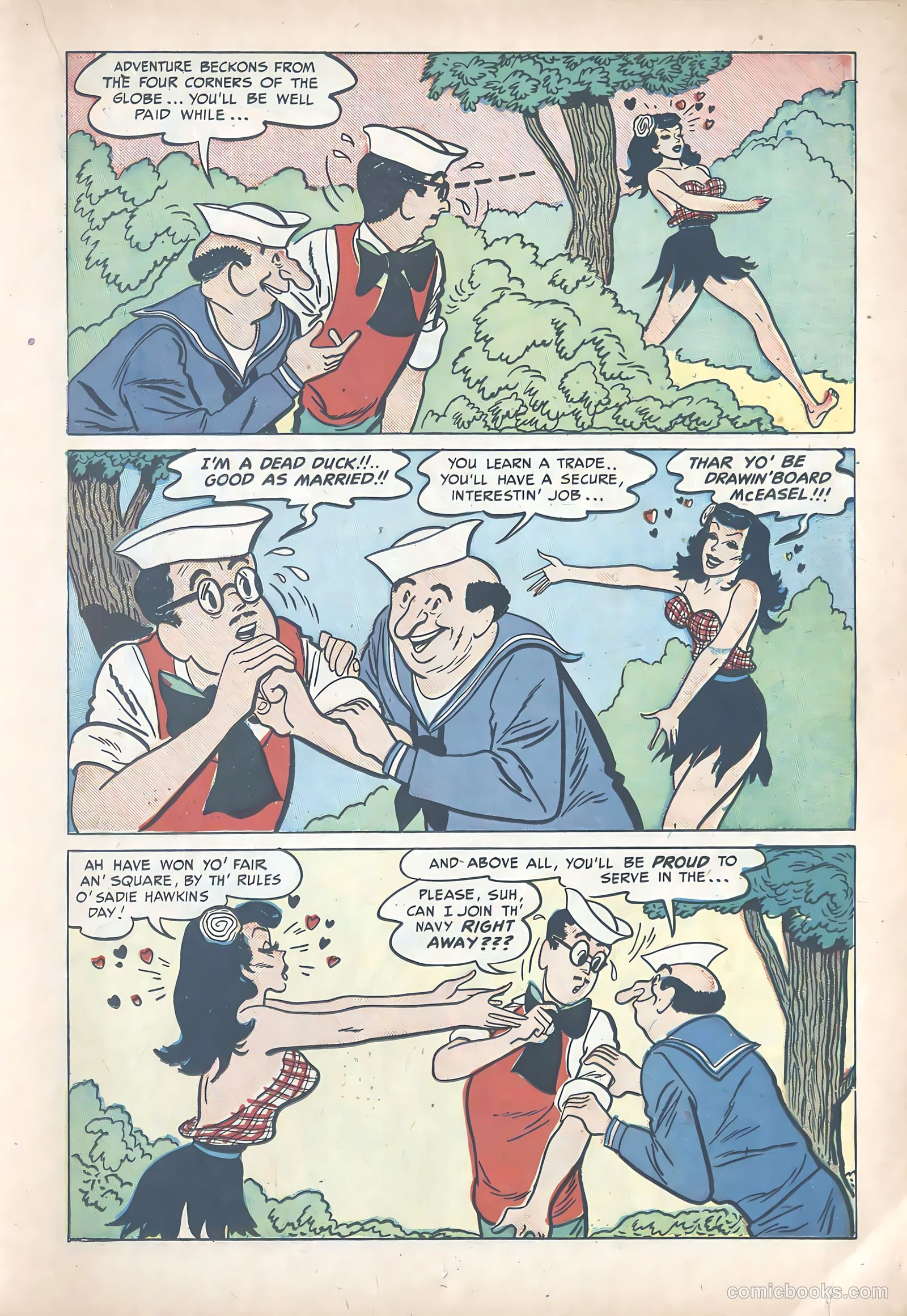 Li'l Abner Joins the Navy #nn — page 15 of 36