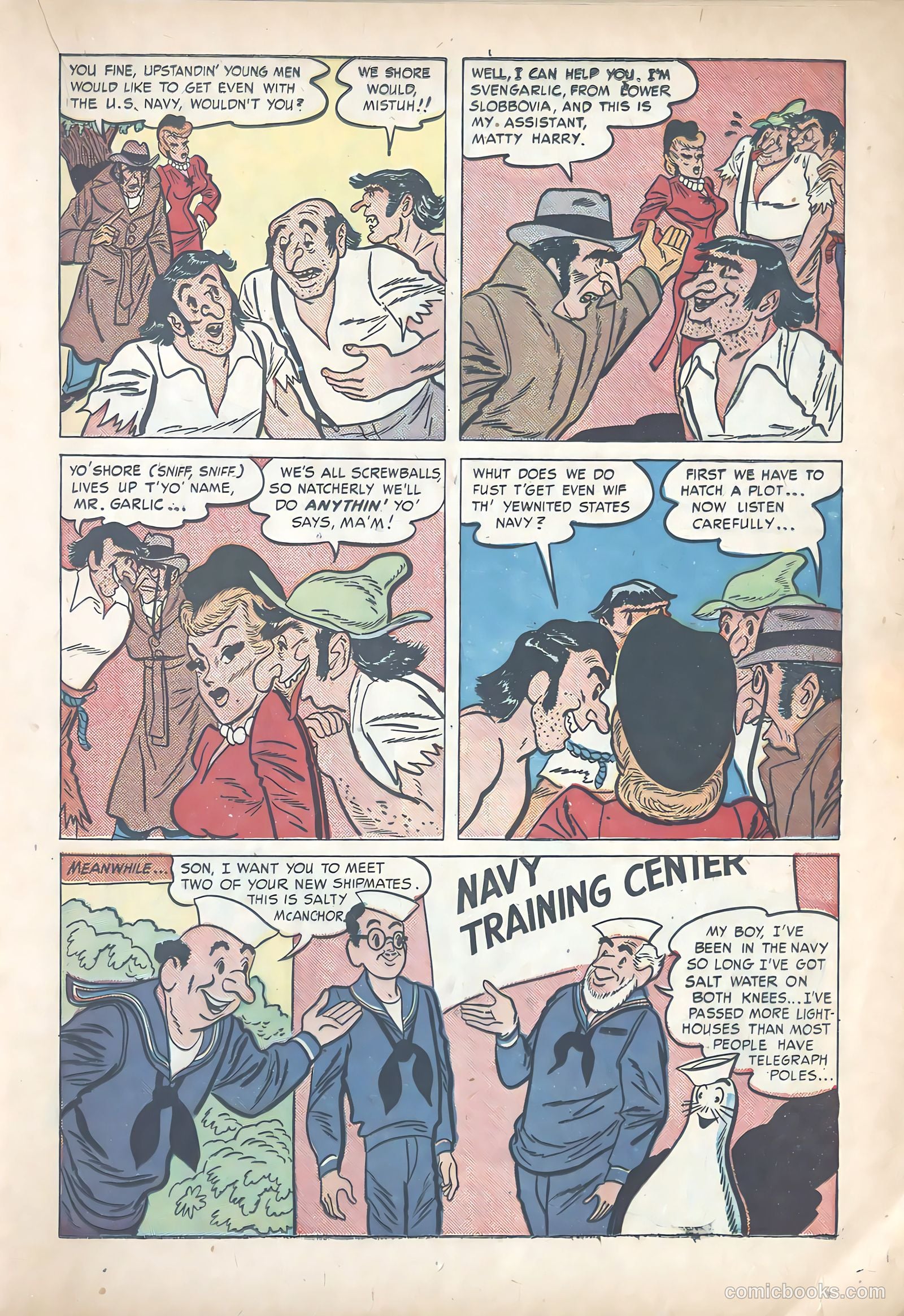 Li'l Abner Joins the Navy #nn — page 17 of 36