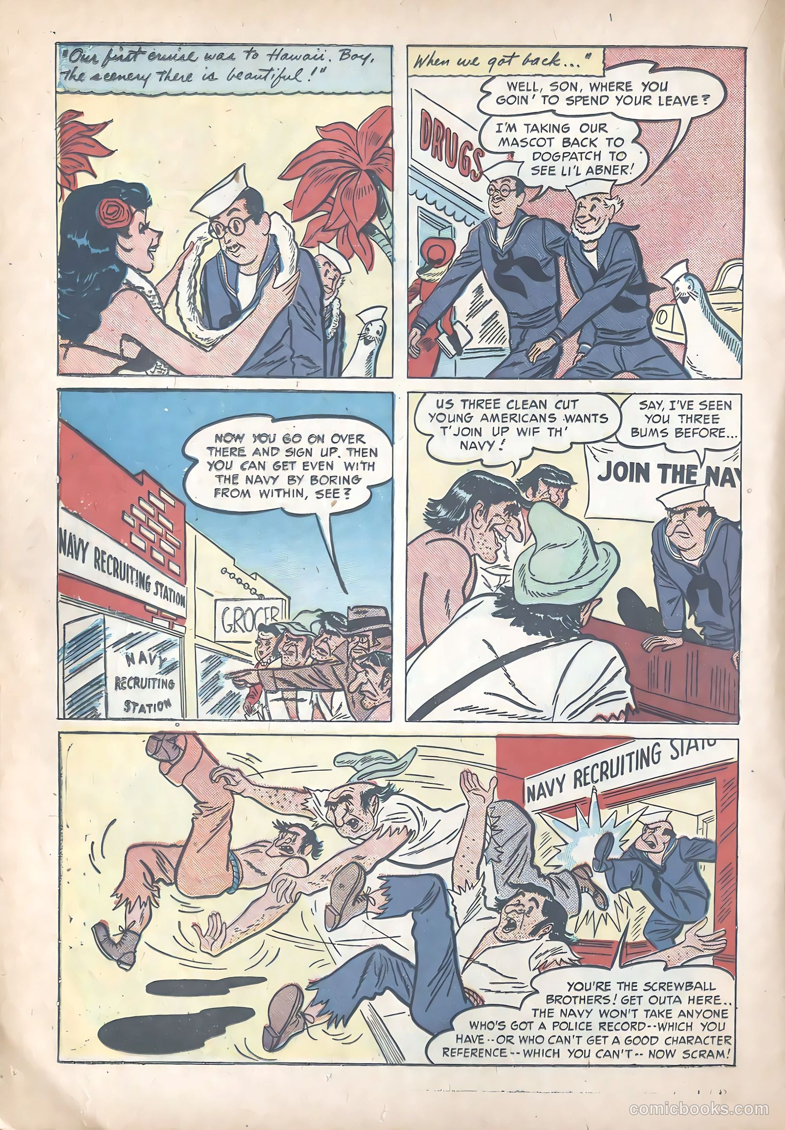Li'l Abner Joins the Navy #nn — page 20 of 36