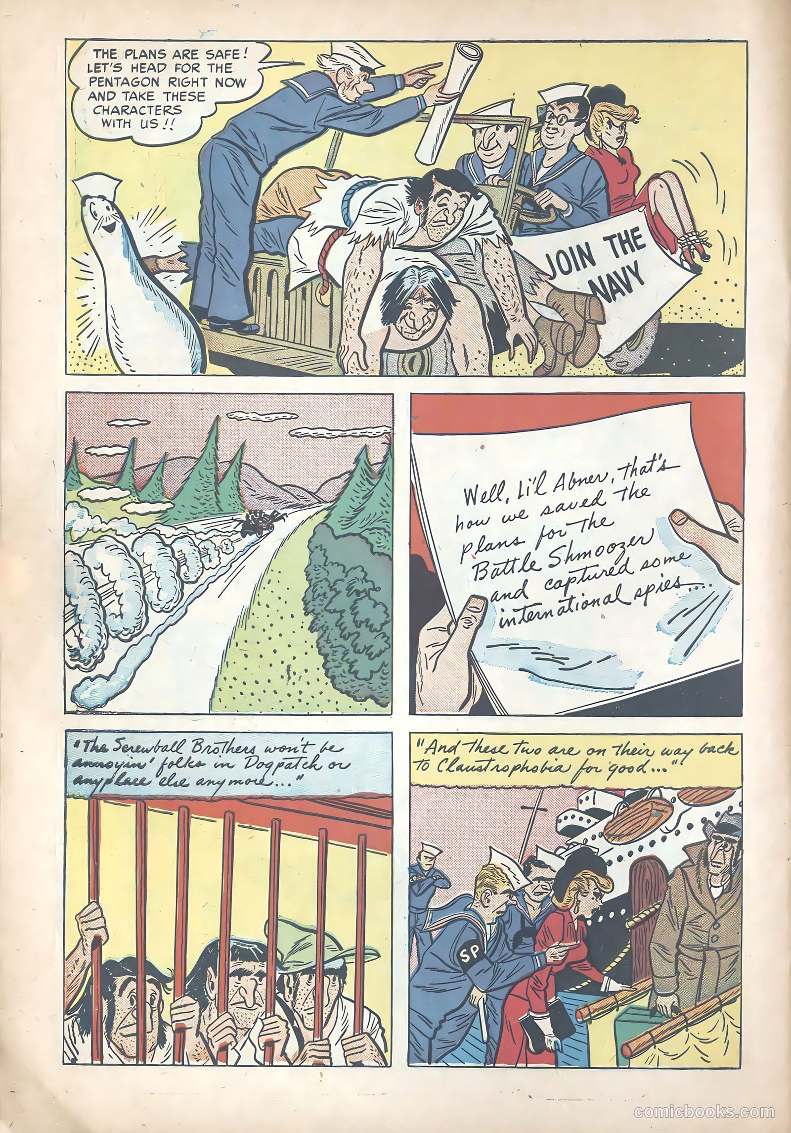 Li'l Abner Joins the Navy #nn — page 30 of 36