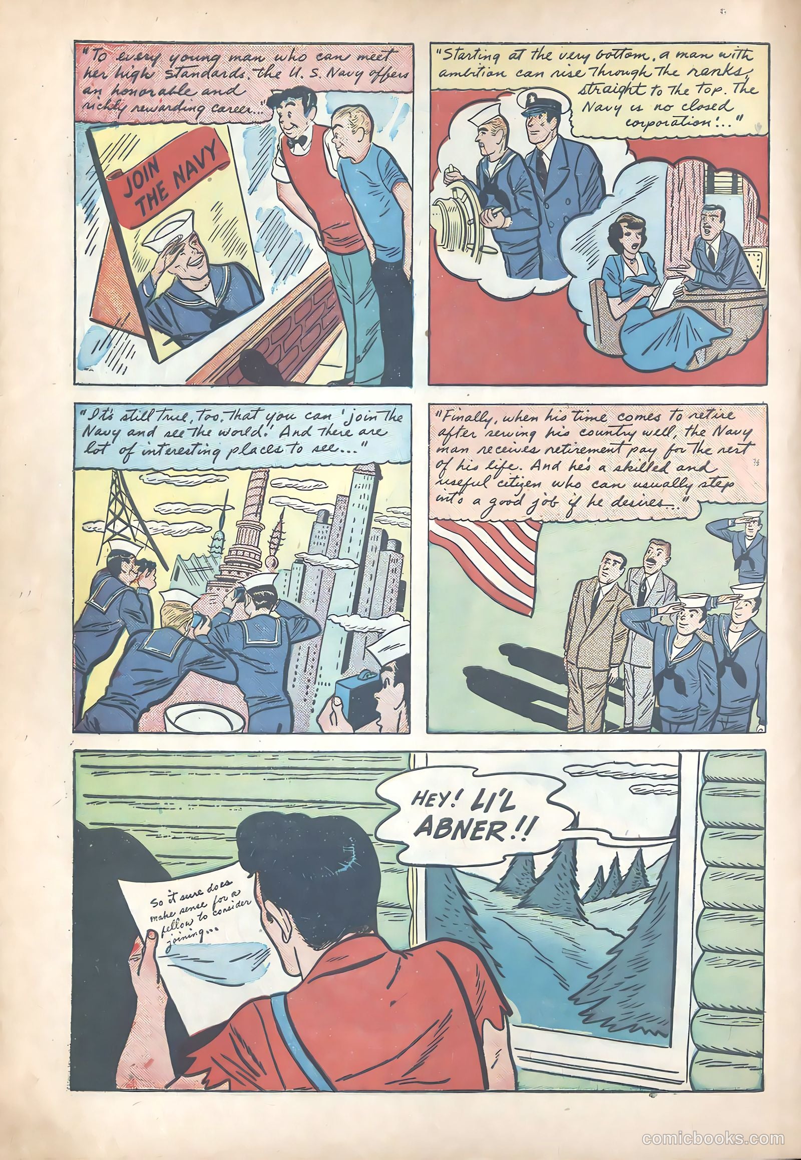Li'l Abner Joins the Navy #nn — page 32 of 36