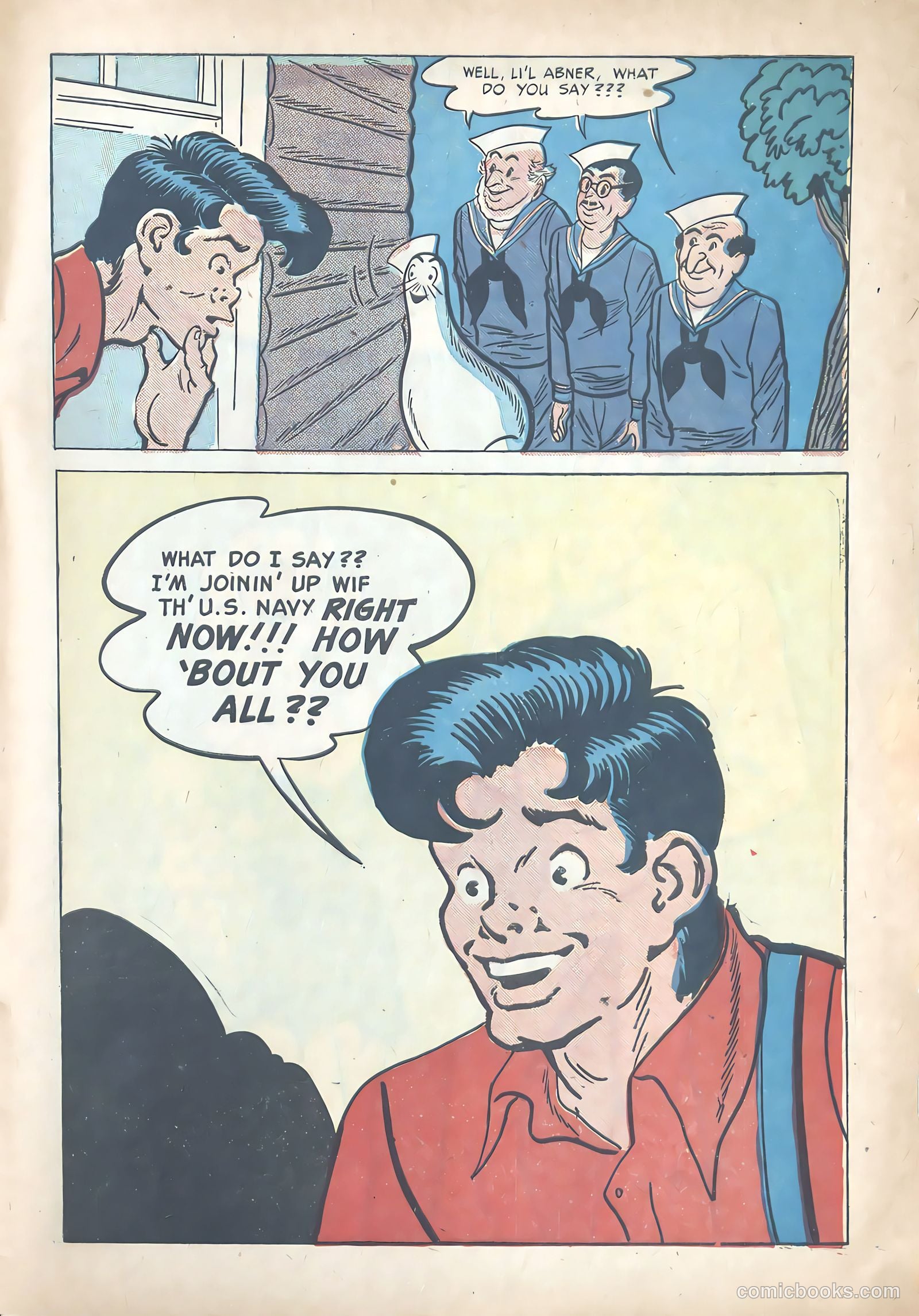 Li'l Abner Joins the Navy #nn — page 33 of 36