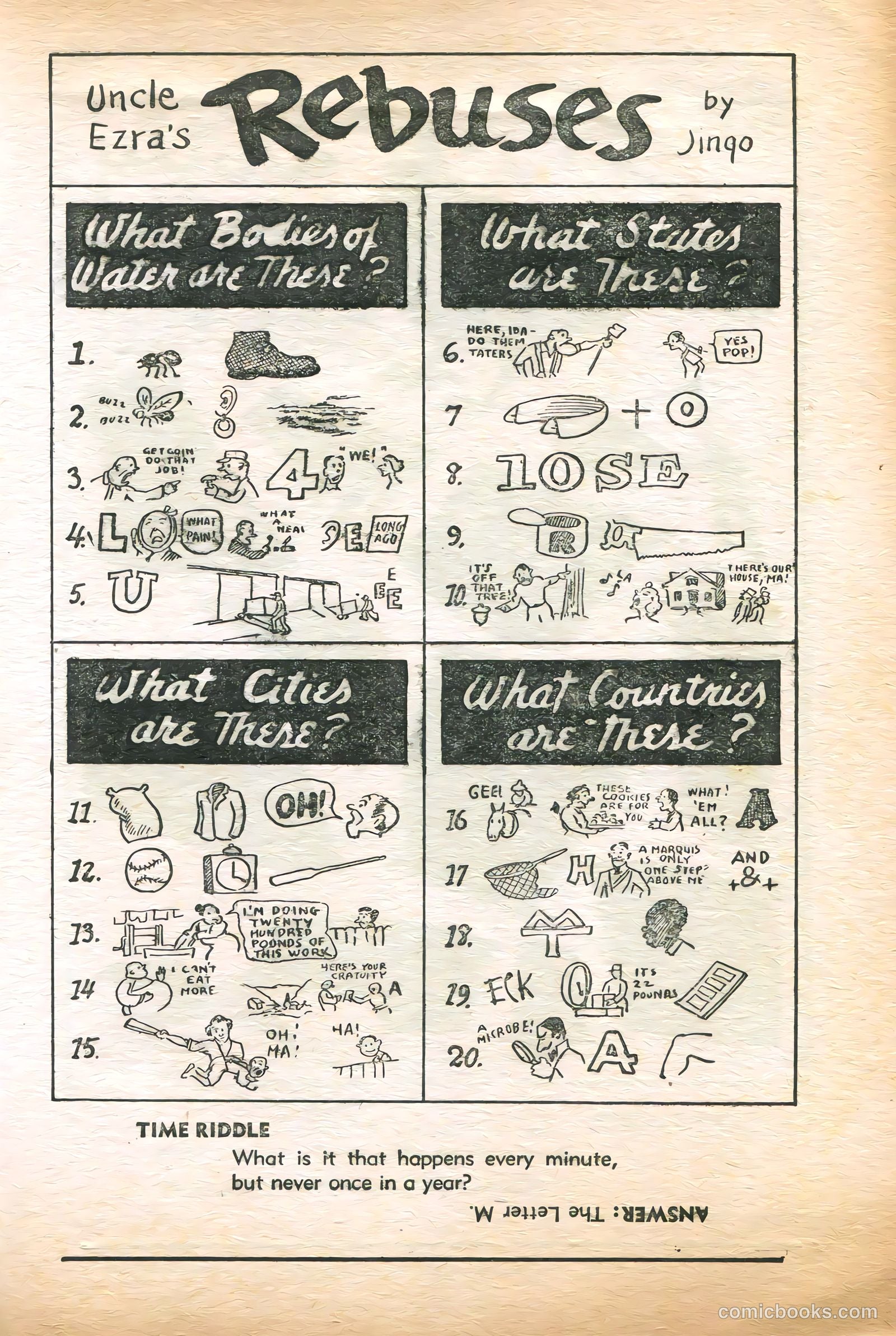 Uncle Joe's Funnies #1 — page 61 of 68