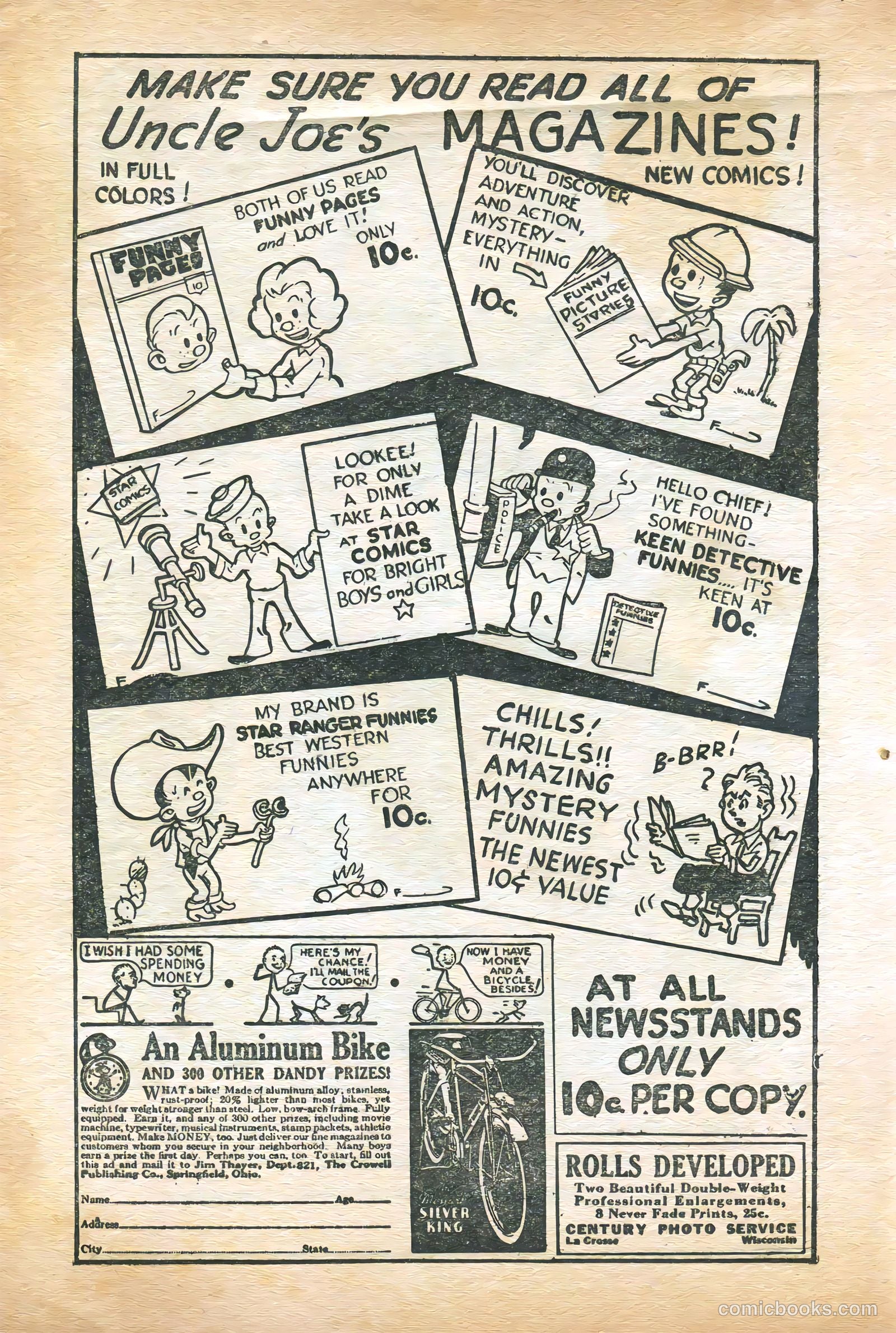 Uncle Joe's Funnies #1 — page 66 of 68