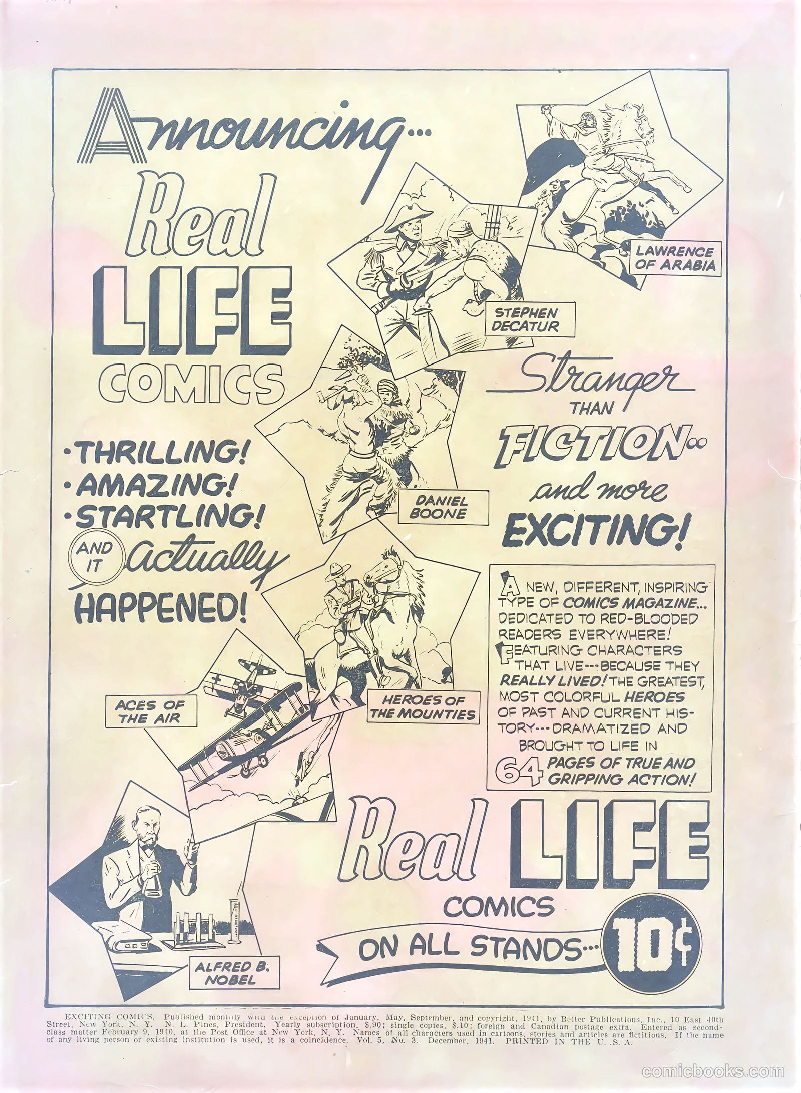 Exciting Comics #15 — page 2 of 68