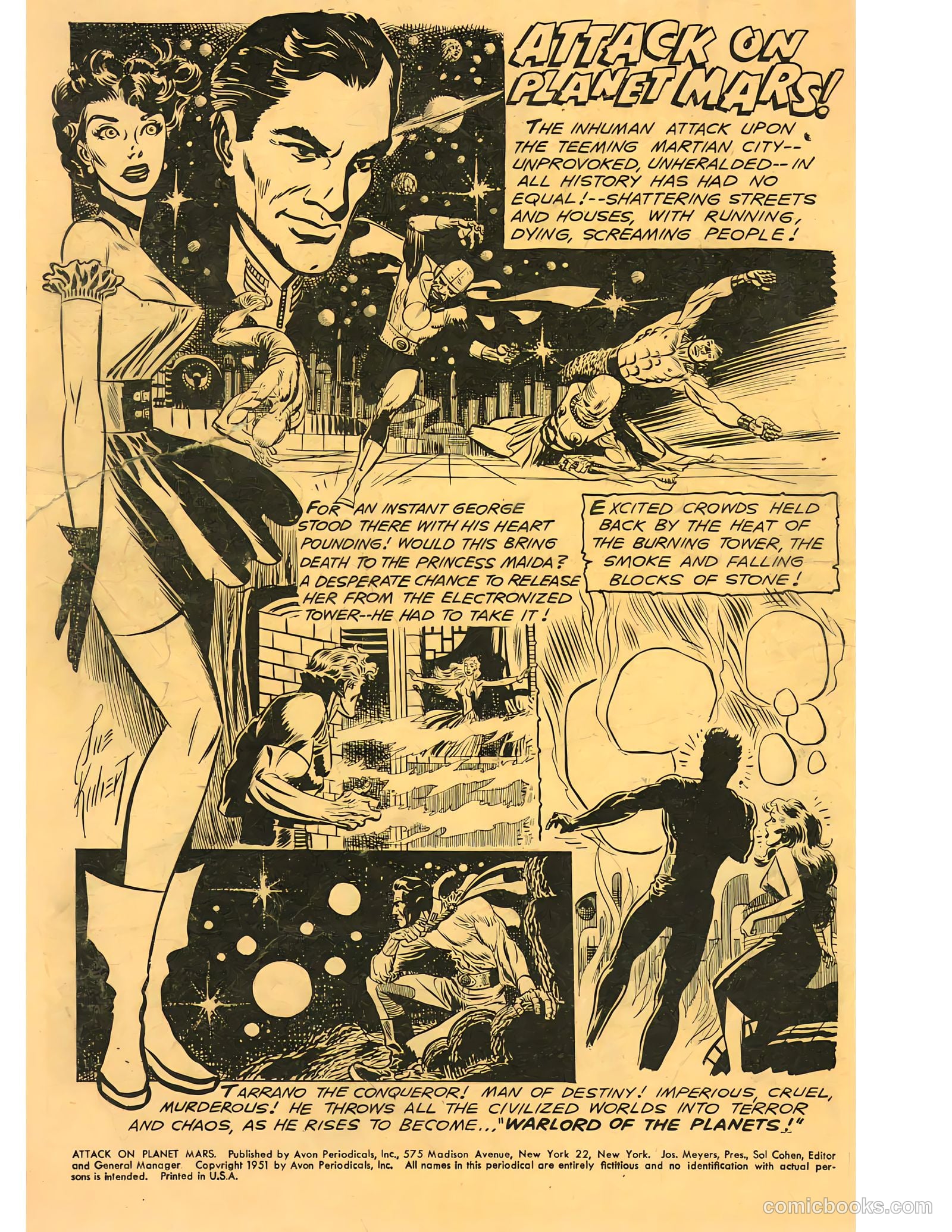 Attack on Planet Mars #nn — page 2 of 36