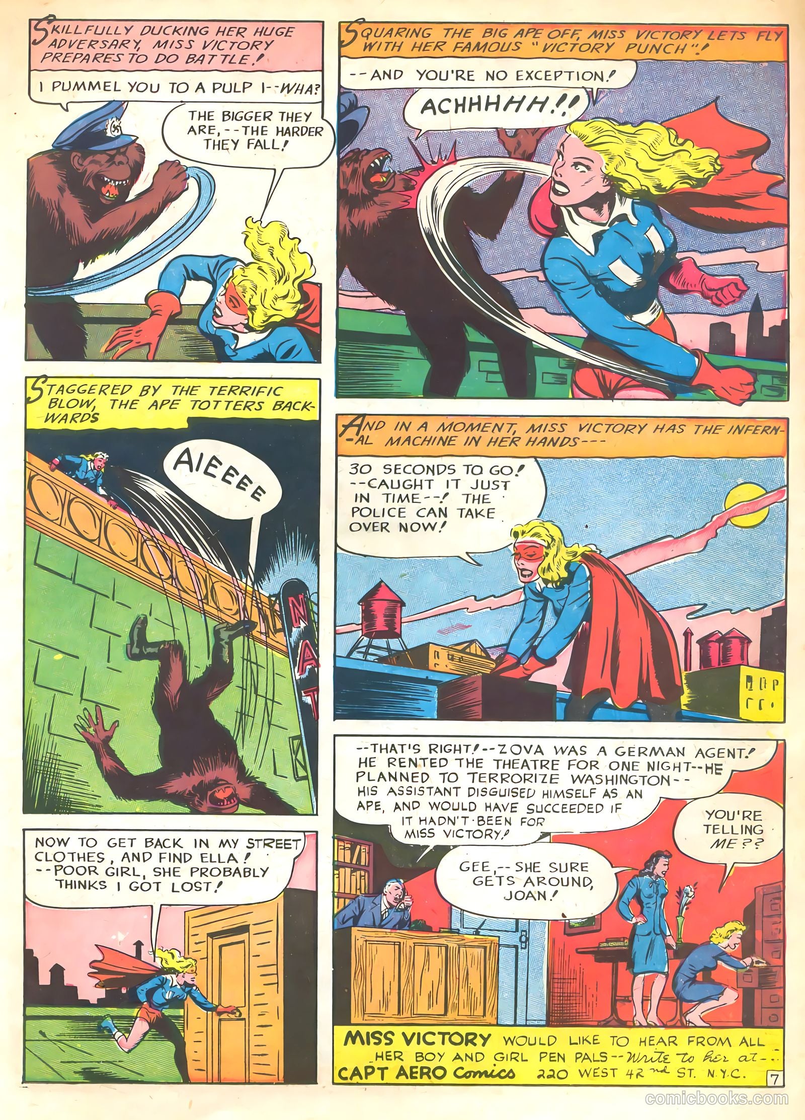 Captain Aero Comics #15 — page 17 of 52