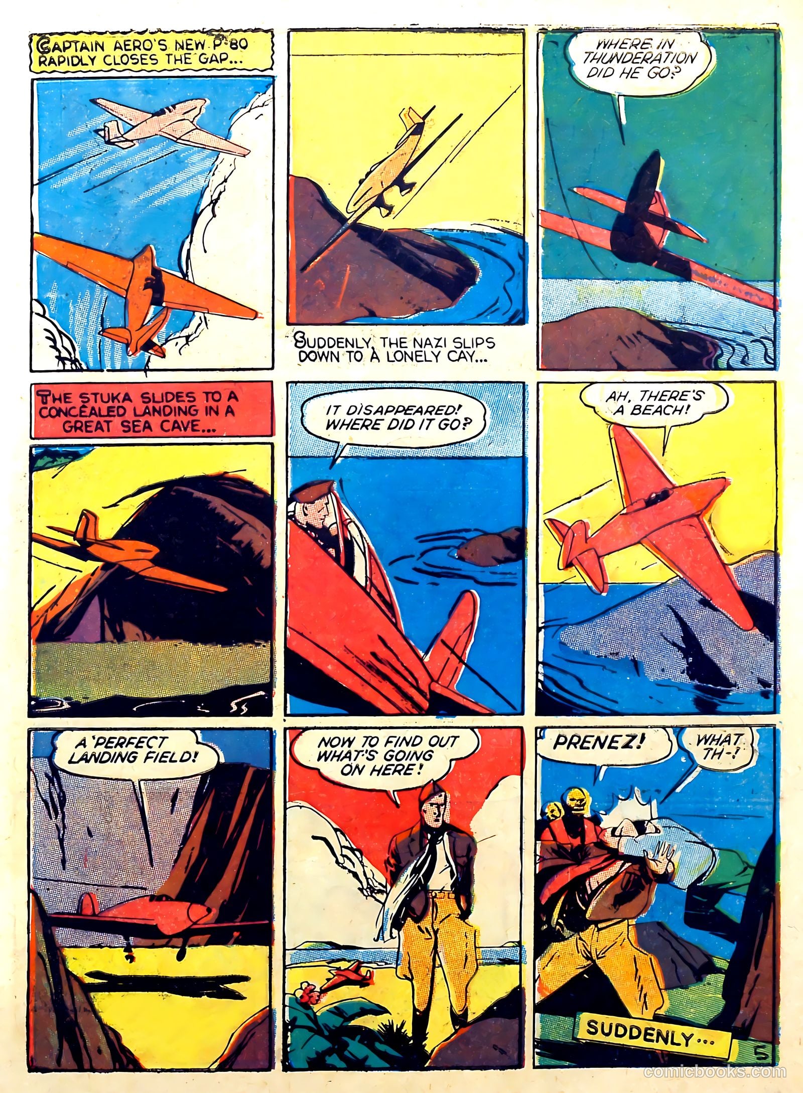 Captain Aero Comics #3 — page 7 of 68
