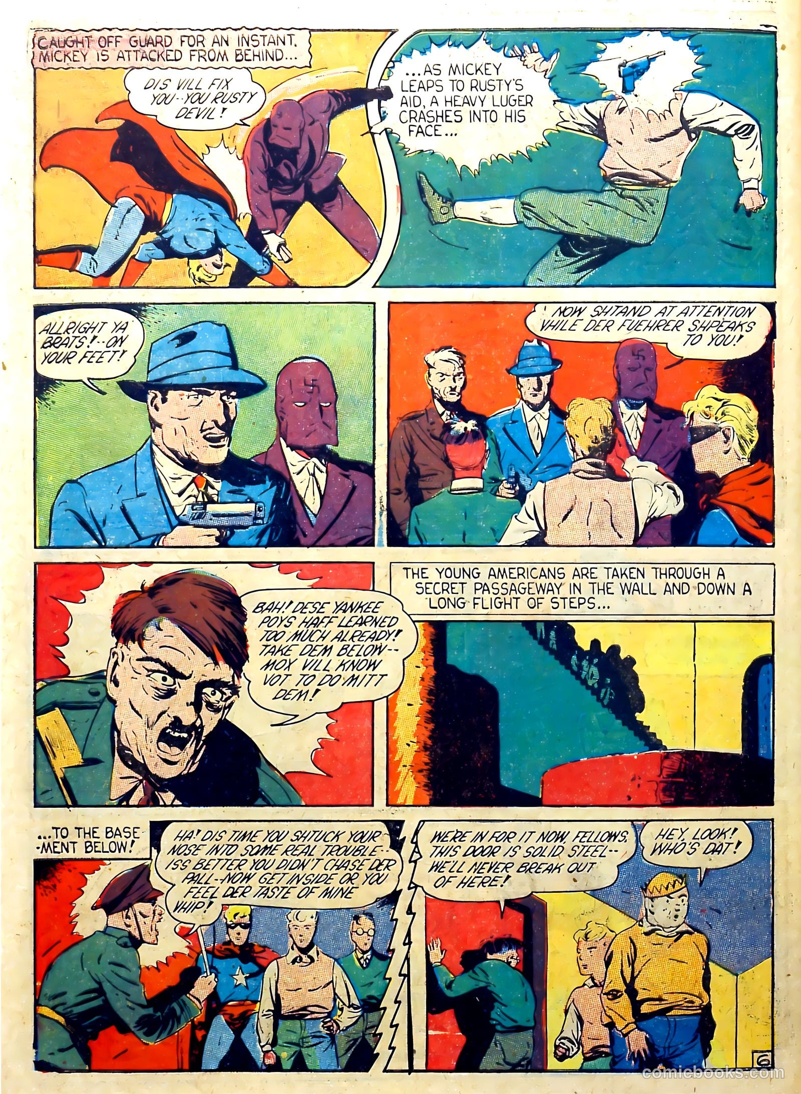 Captain Aero Comics #3 — page 58 of 68