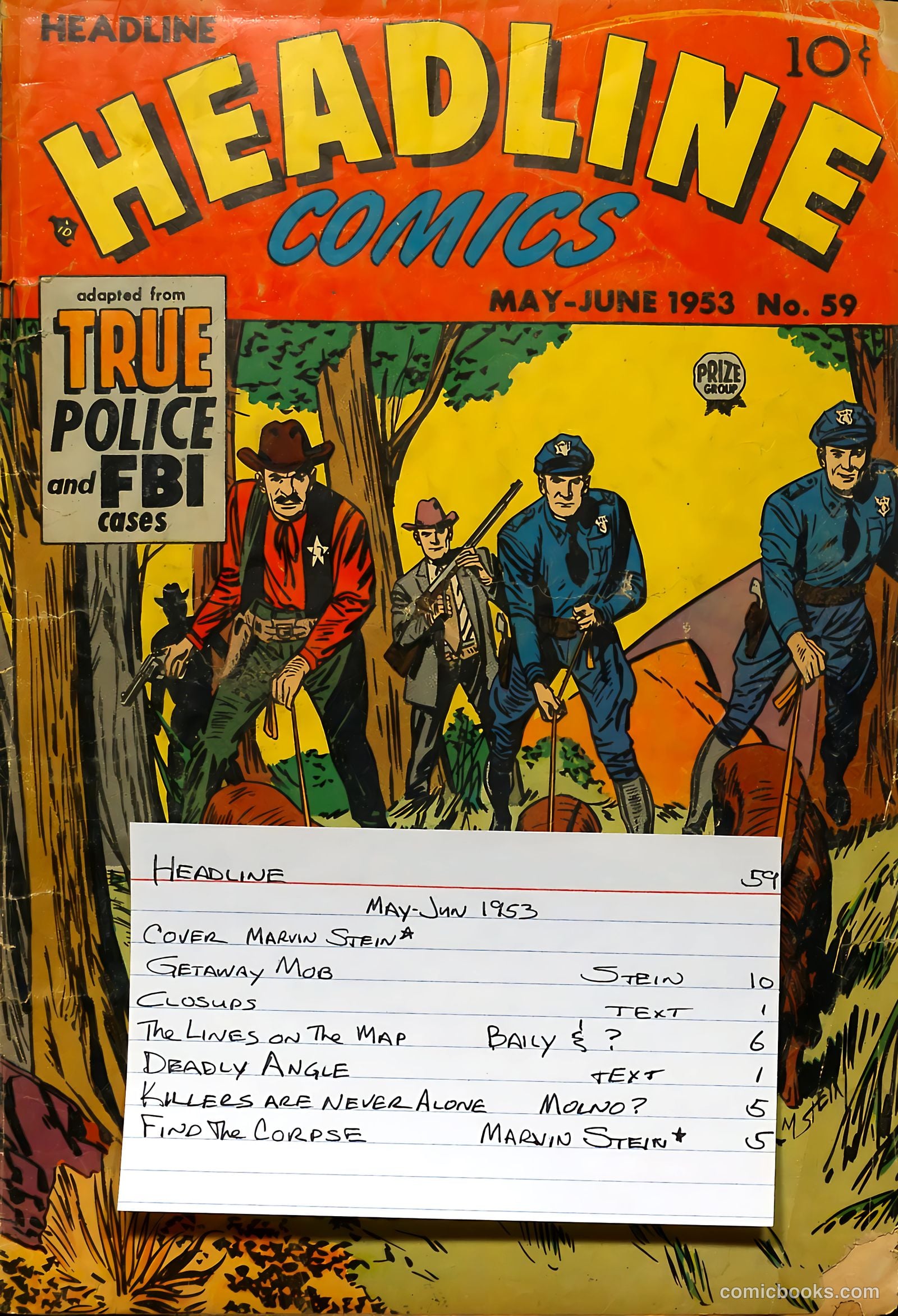 Headline Comics #59 — page 37 of 37