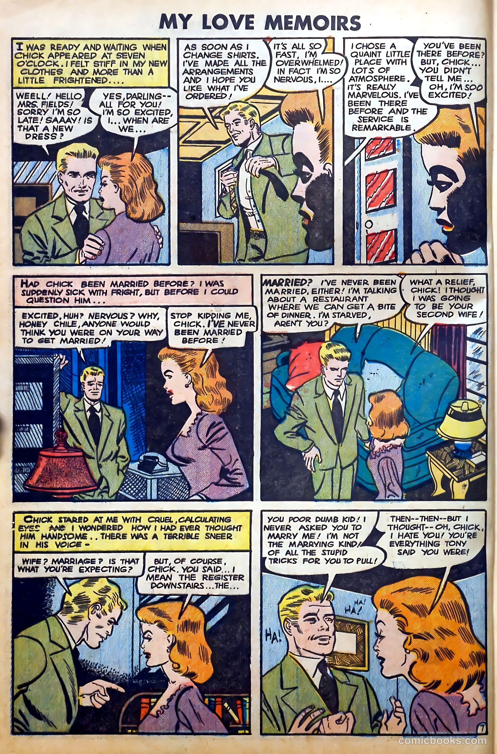 Romantic Thrills #1 — page 8 of 132