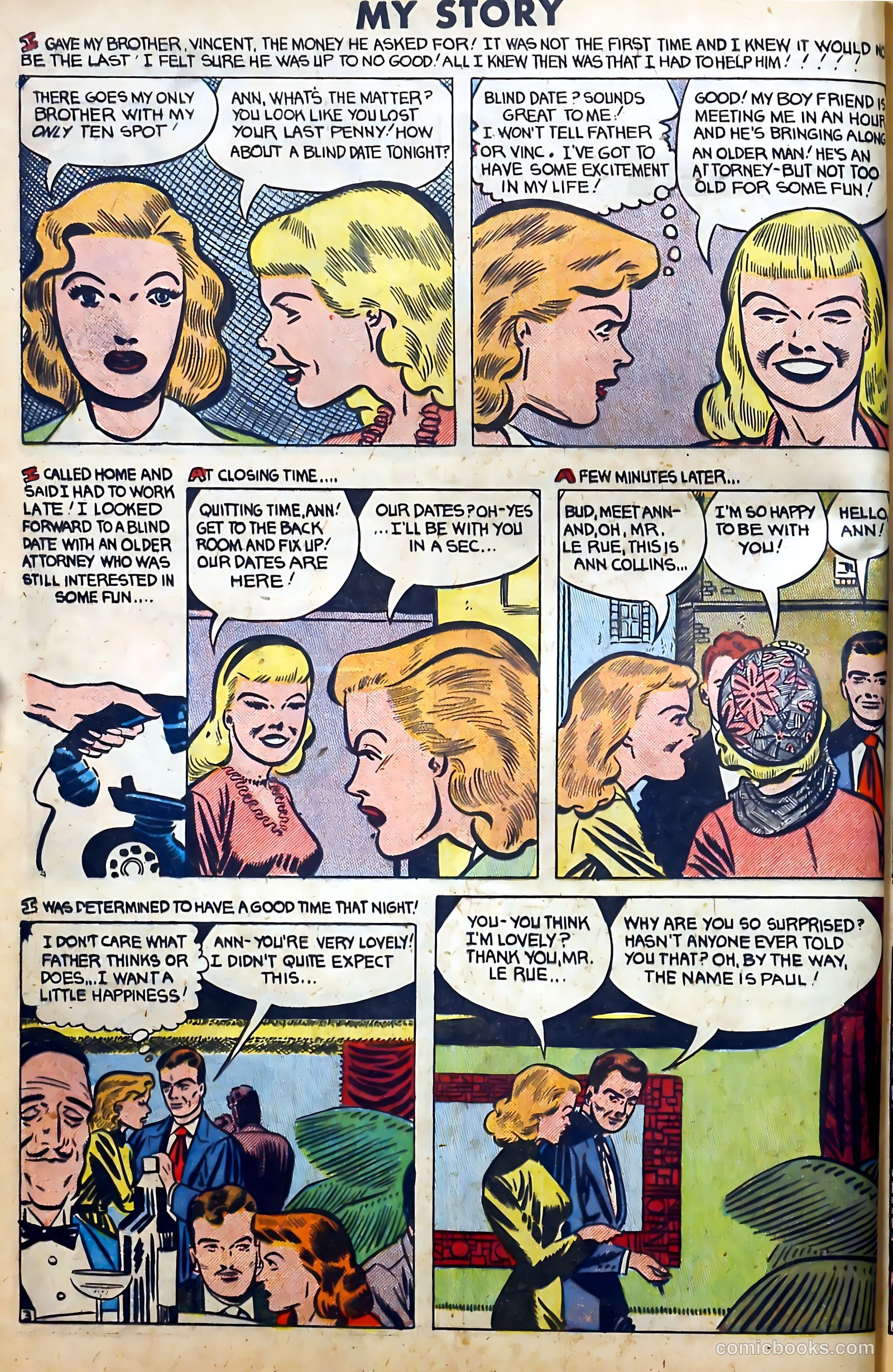 Romantic Thrills #1 — page 36 of 132