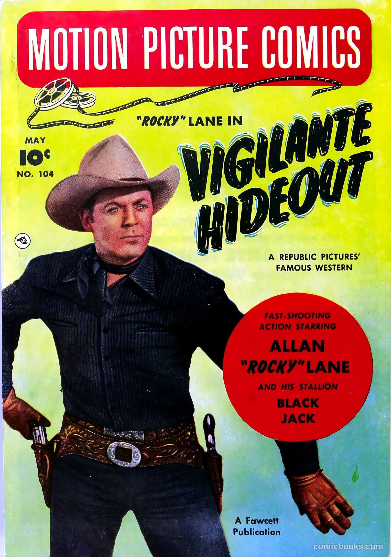 Motion Picture Comics 104 Vigilante Hideout #1 — page 1 of 36