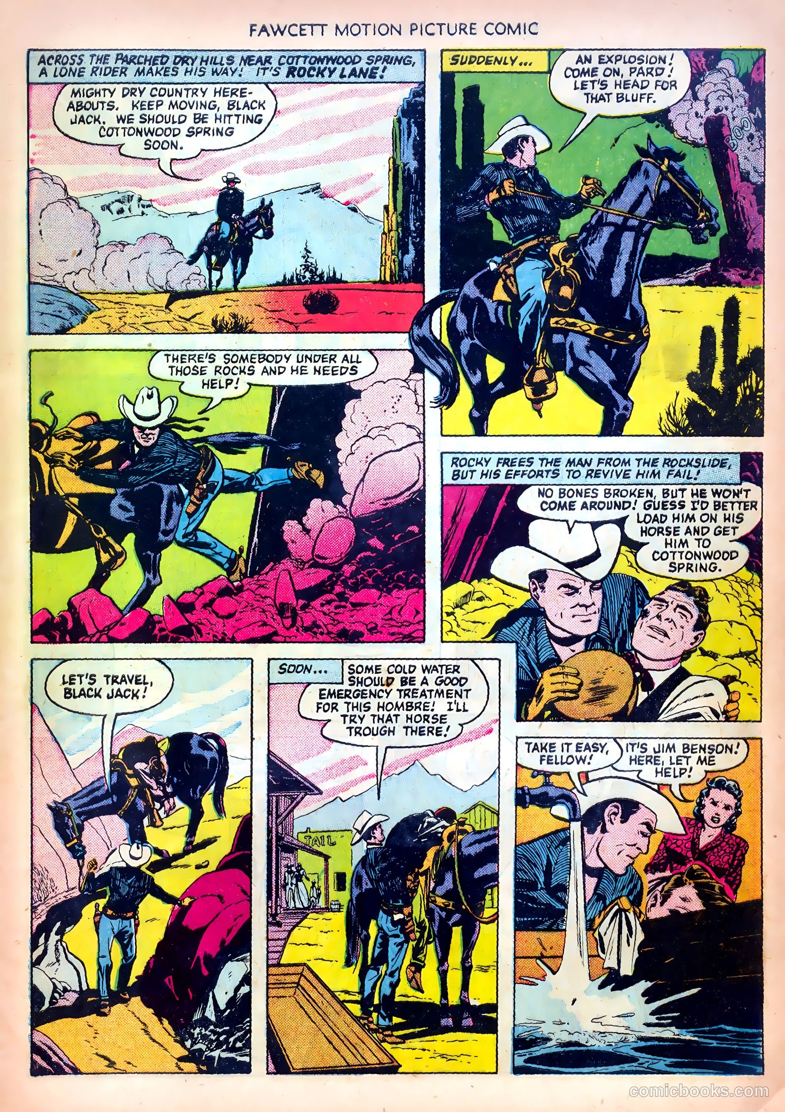 Motion Picture Comics 104 Vigilante Hideout #1 — page 5 of 36