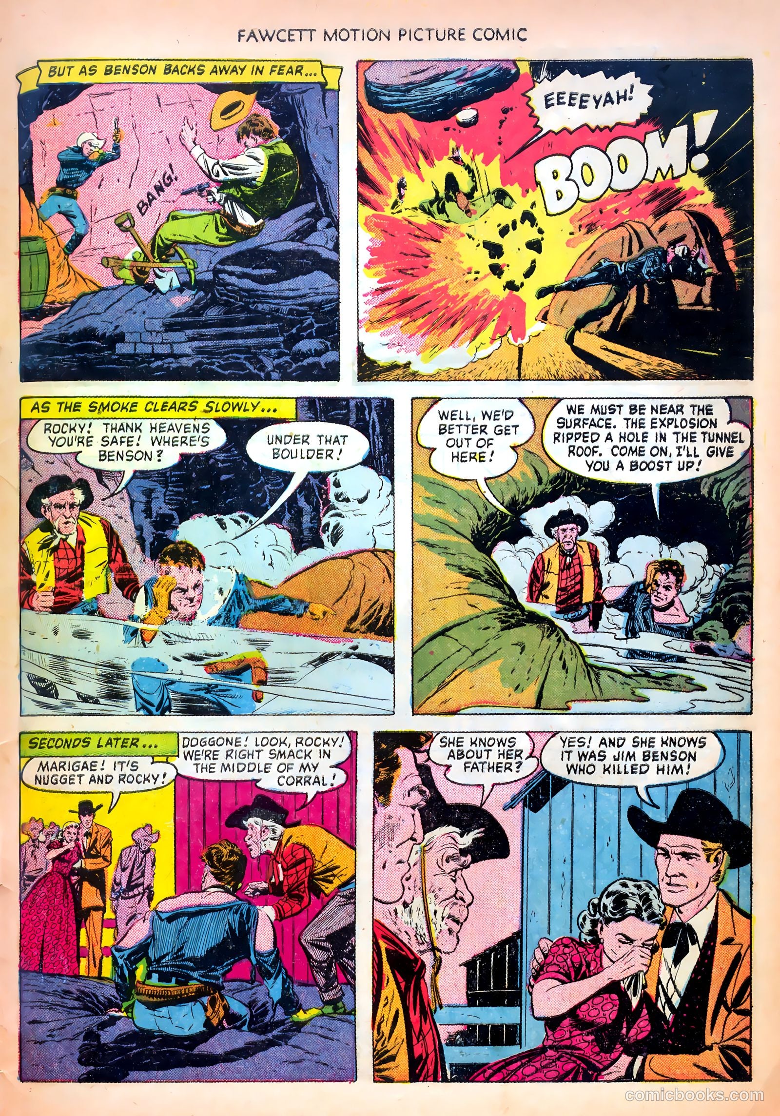 Motion Picture Comics 104 Vigilante Hideout #1 — page 33 of 36