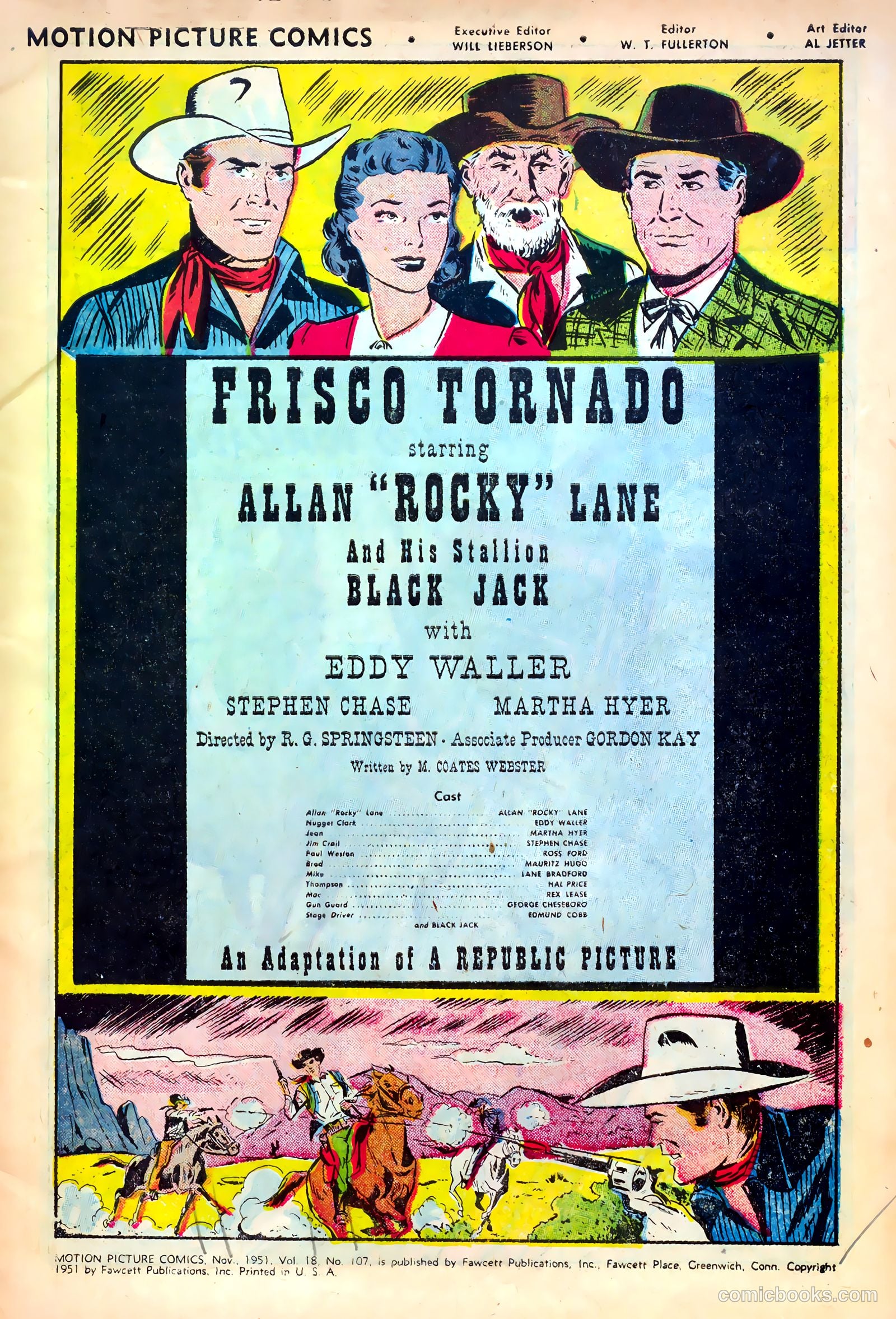 Motion Picture Comics 107 Frisco Tornado #1 — page 3 of 36