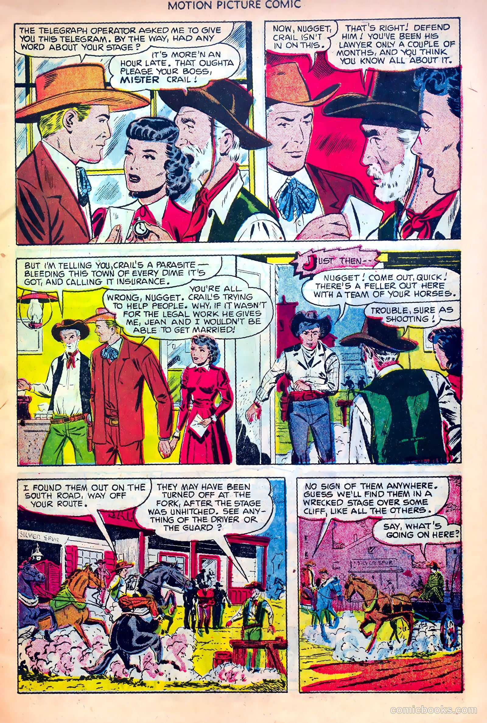 Motion Picture Comics 107 Frisco Tornado #1 — page 7 of 36